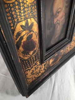 18th Century Old Master Portrait Oil Painting in Renaissance Revival Frame