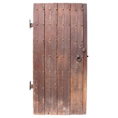 Vintage 18th Century Old Oak Plank Door
