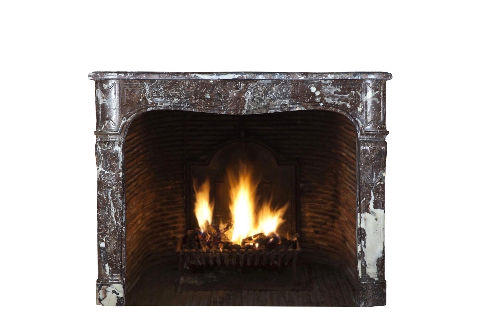 18ème siècle Original Classic Antique Regency Fireplace Surround Belgian Marble en vente 6