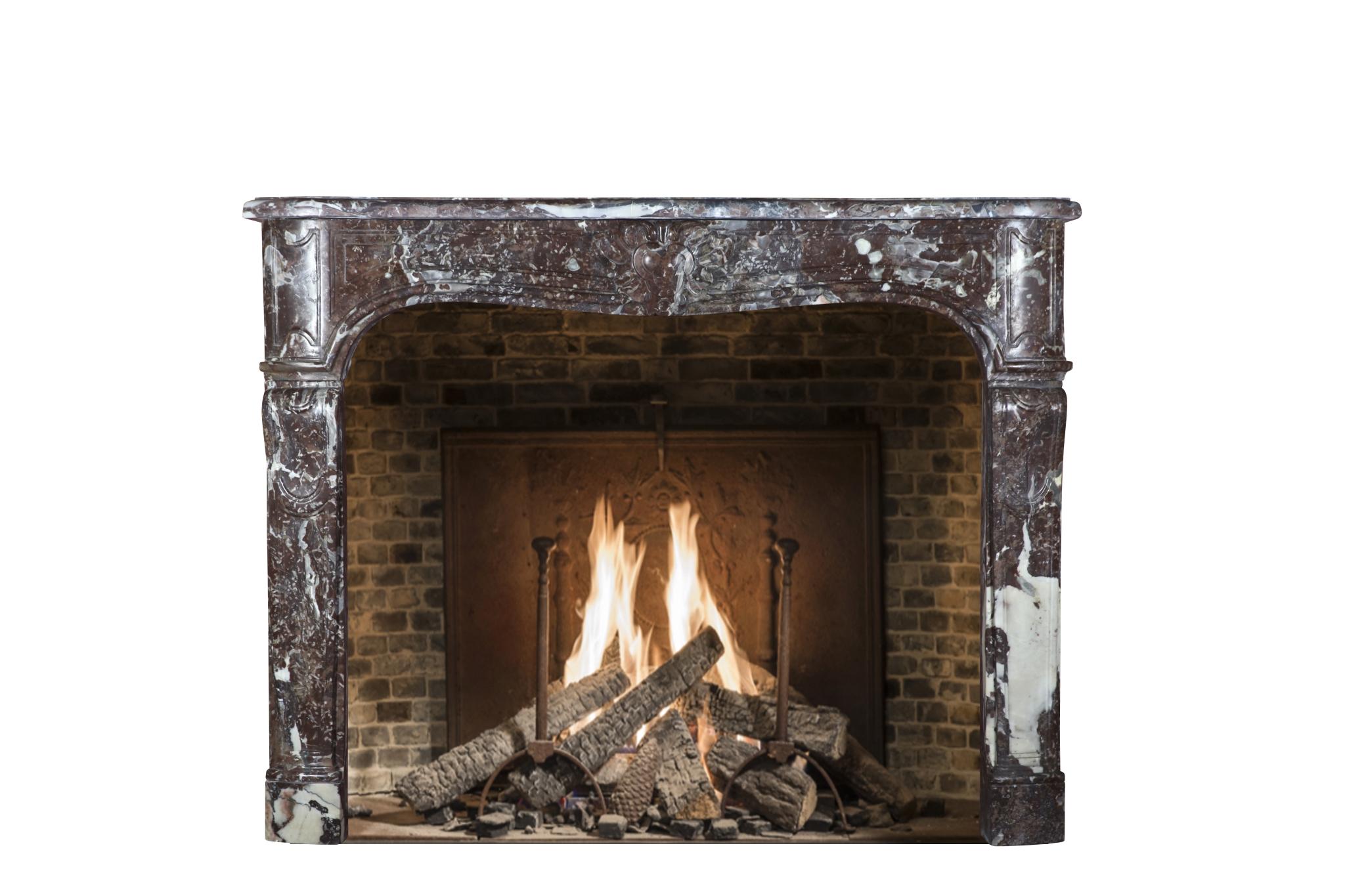 18ème siècle Original Classic Antique Regency Fireplace Surround Belgian Marble en vente 7