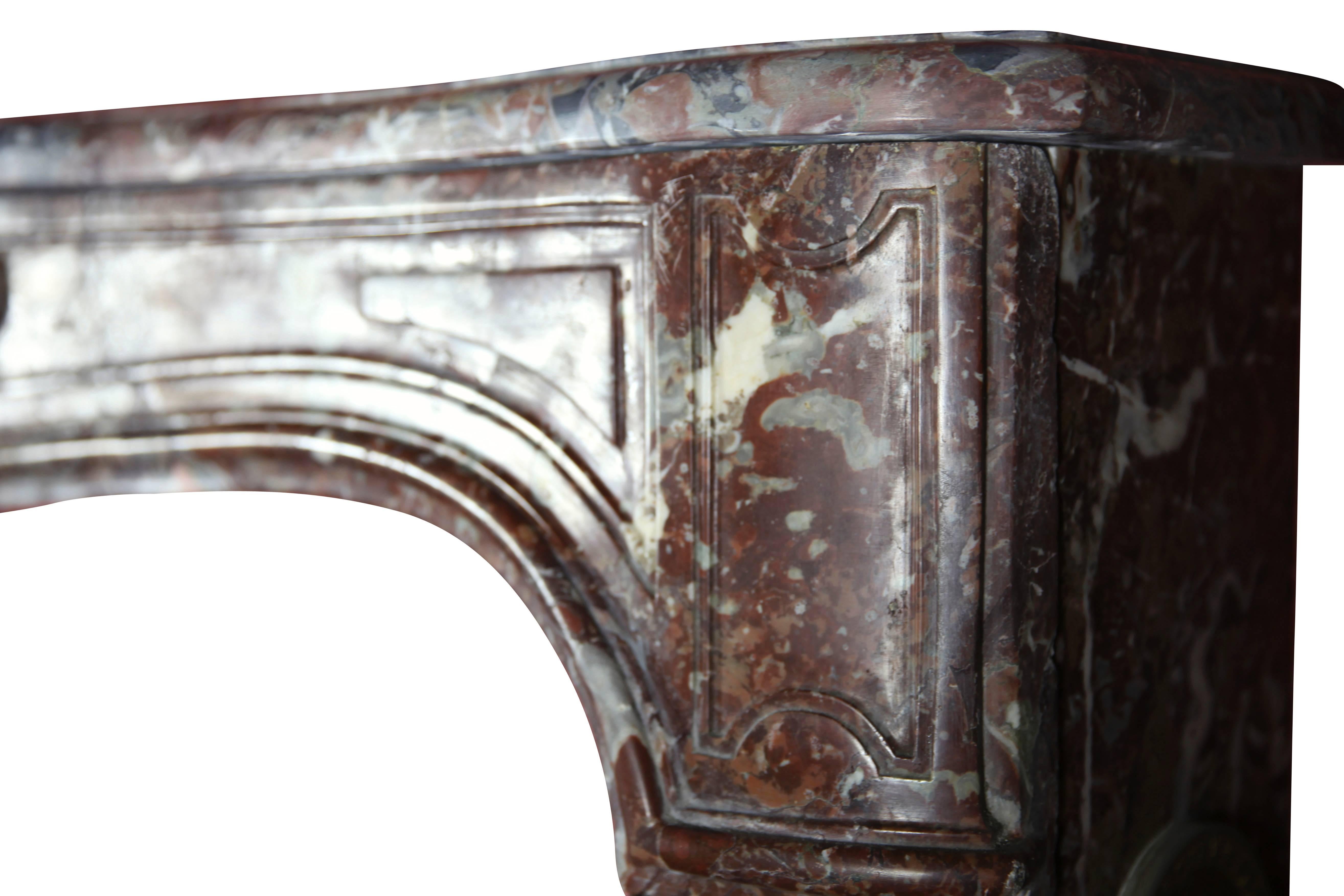 18th Century Original Classic Antique Regency Fireplace Surround Belgian Marble For Sale 1