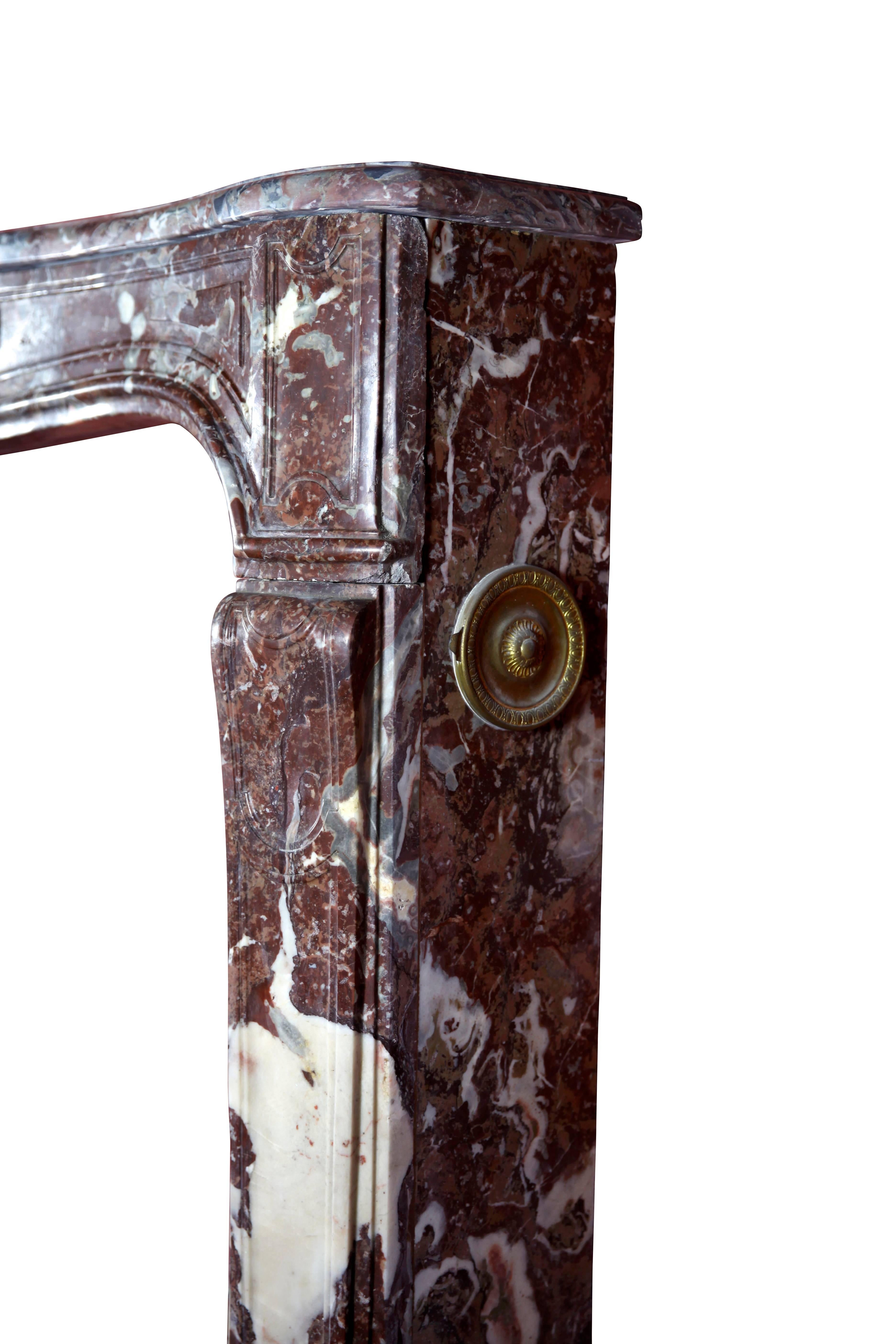 18th Century Original Classic Antique Regency Fireplace Surround Belgian Marble For Sale 3