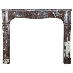 18th Century Original Classic Antique Regency Fireplace Surround Belgian Marble