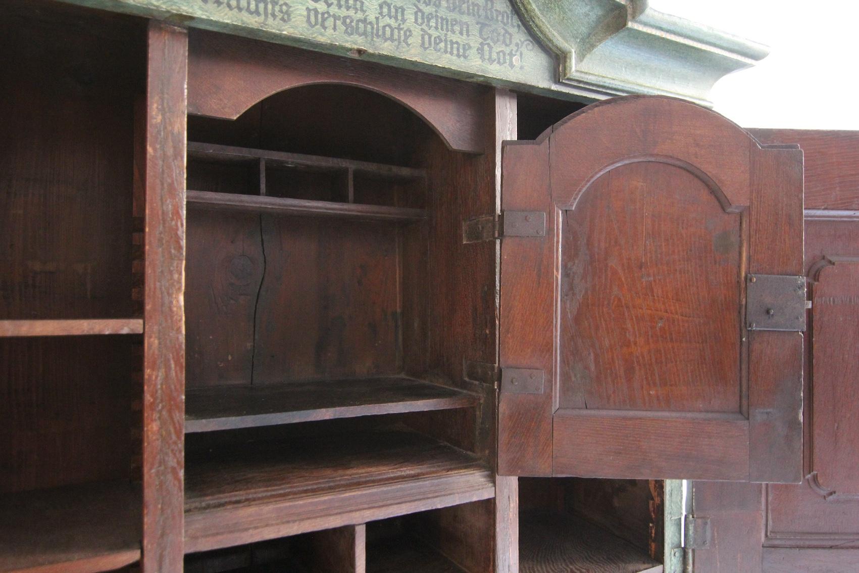 18th Century Original Painted Baroque Secretary For Sale 14