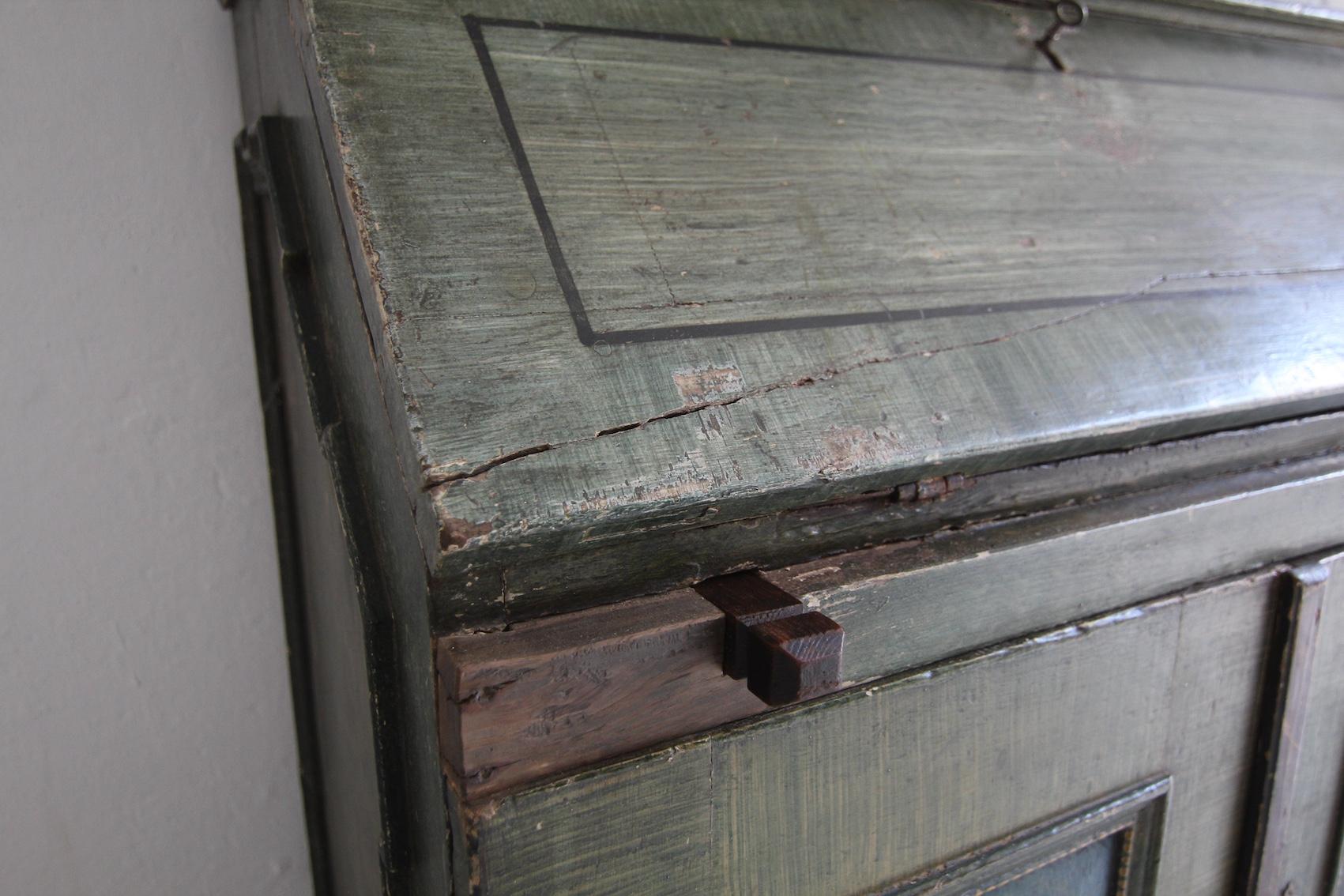 18th Century Original Painted Baroque Secretary For Sale 3