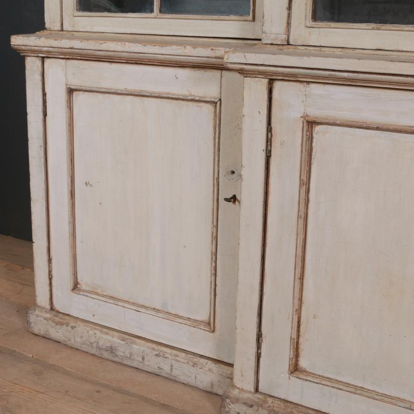 English 18th Century Original Painted Bookcase