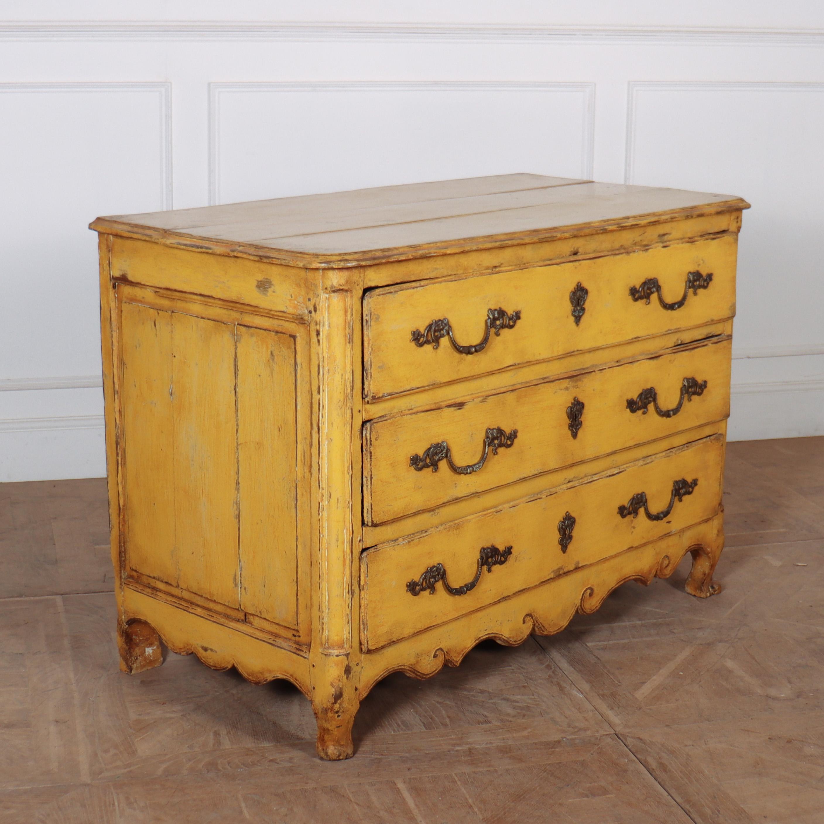 Fabulous 18th C French original painted oak commode. 1780.

Reference: 8112

Dimensions
49.5 inches (126 cms) Wide
25 inches (64 cms) Deep
34.5 inches (88 cms) High