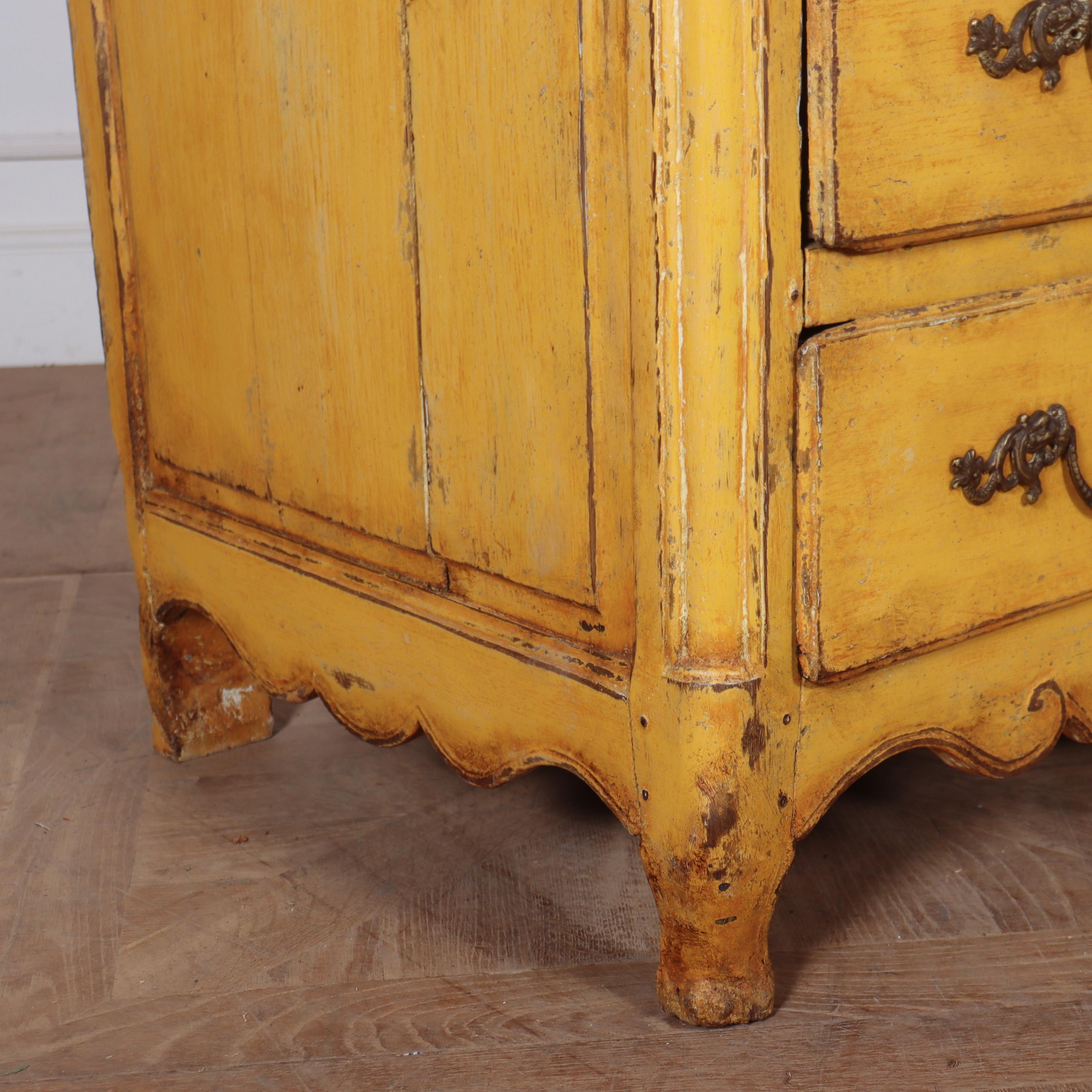 French 18th Century Original Painted Commode For Sale