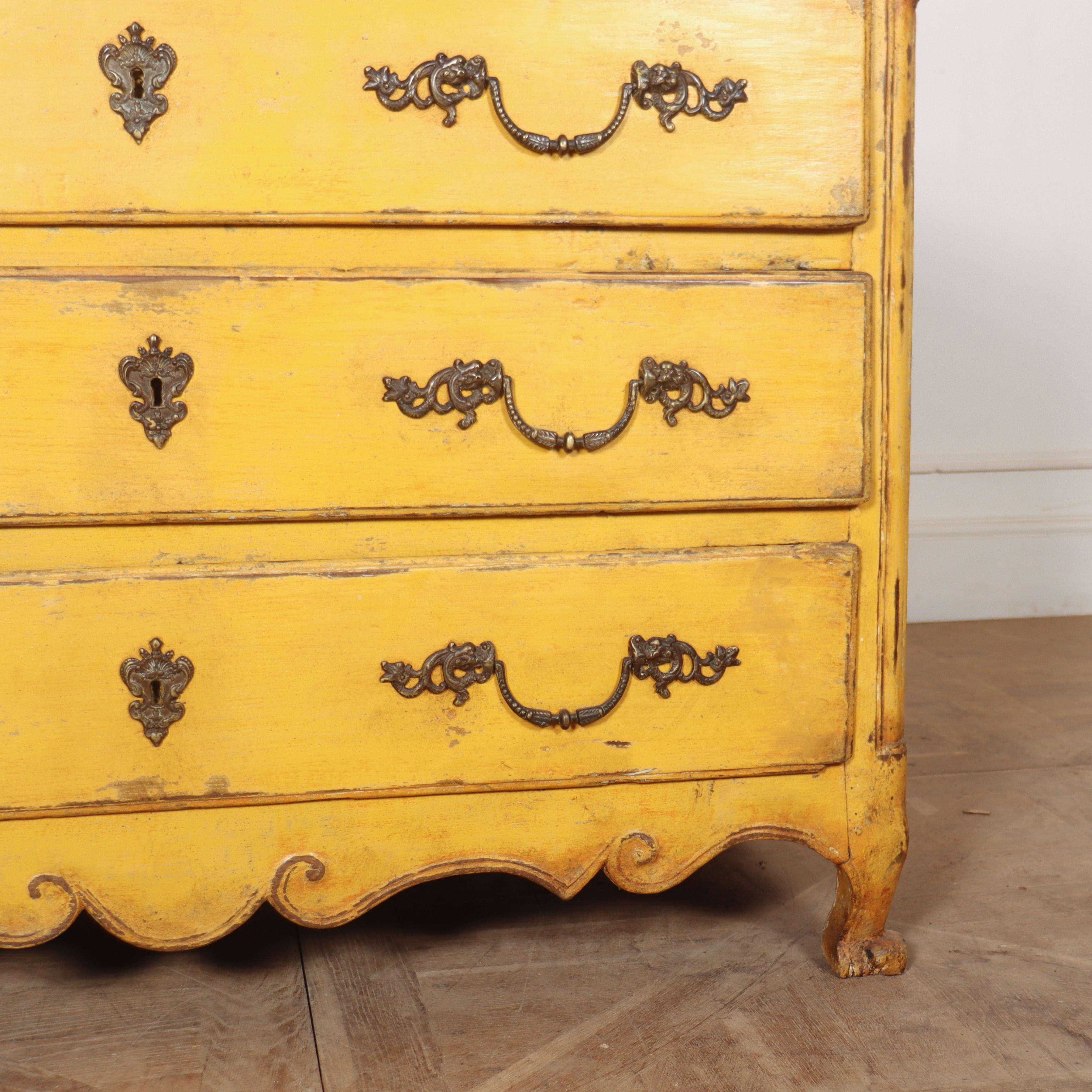 18th Century Original Painted Commode For Sale 1