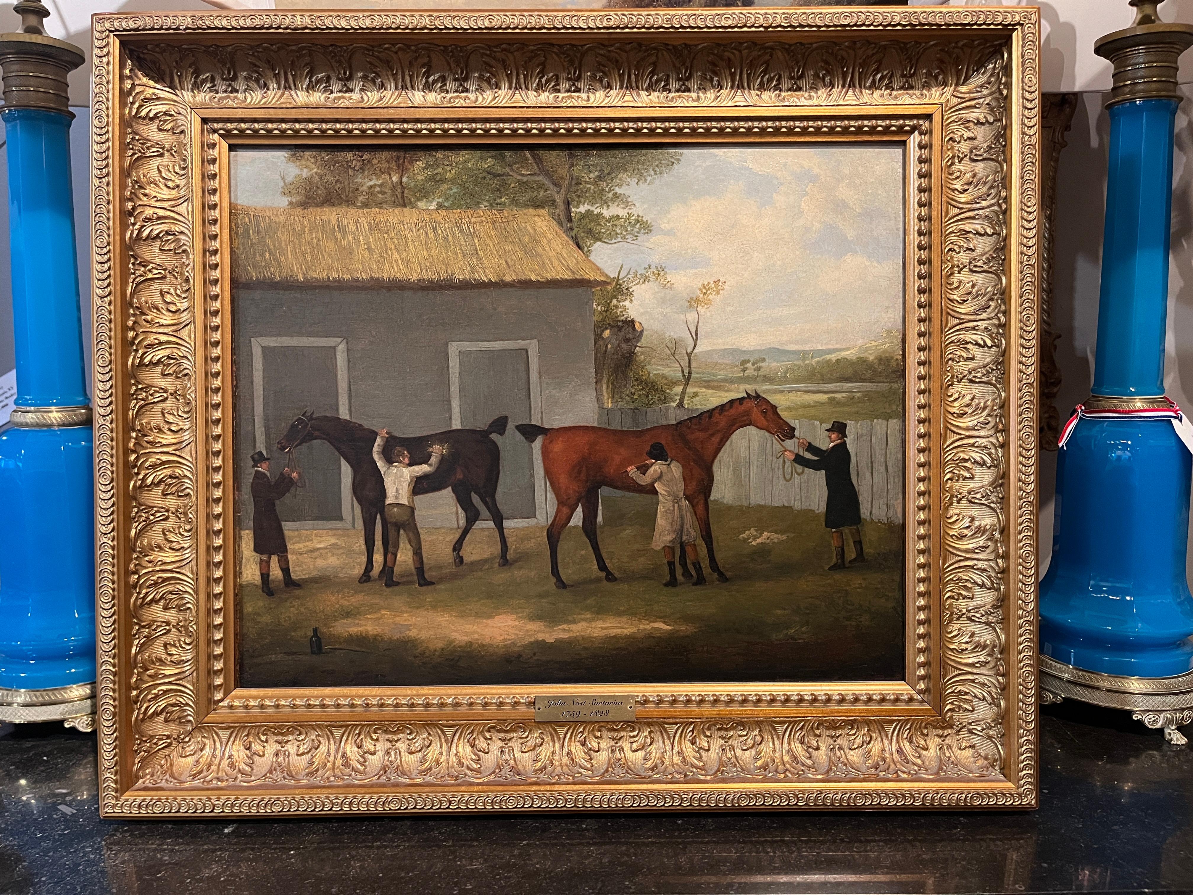 John Nost Satorius, était un peintre anglais de chevaux, de courses de chevaux et de scènes de chasse. Il est considéré comme le plus connu et le plus prolifique des artistes de la famille Sartorius. 

