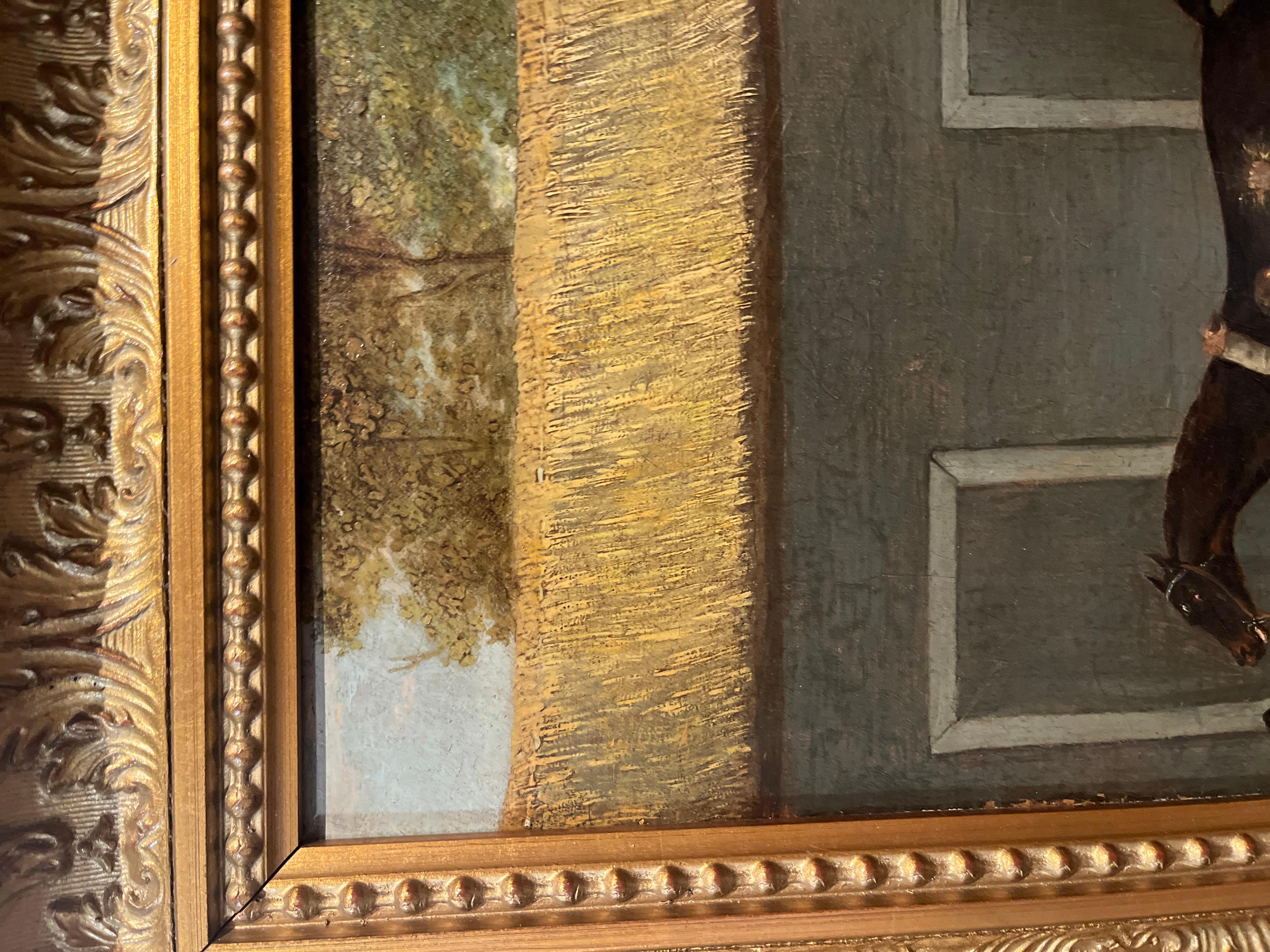 Peinture originale du 18e siècle de John Nost Sartorius « Care for the Horses » en vente 1
