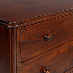 18th Century Original Venetian Country Dresser in Larch, Restored Wax Polished