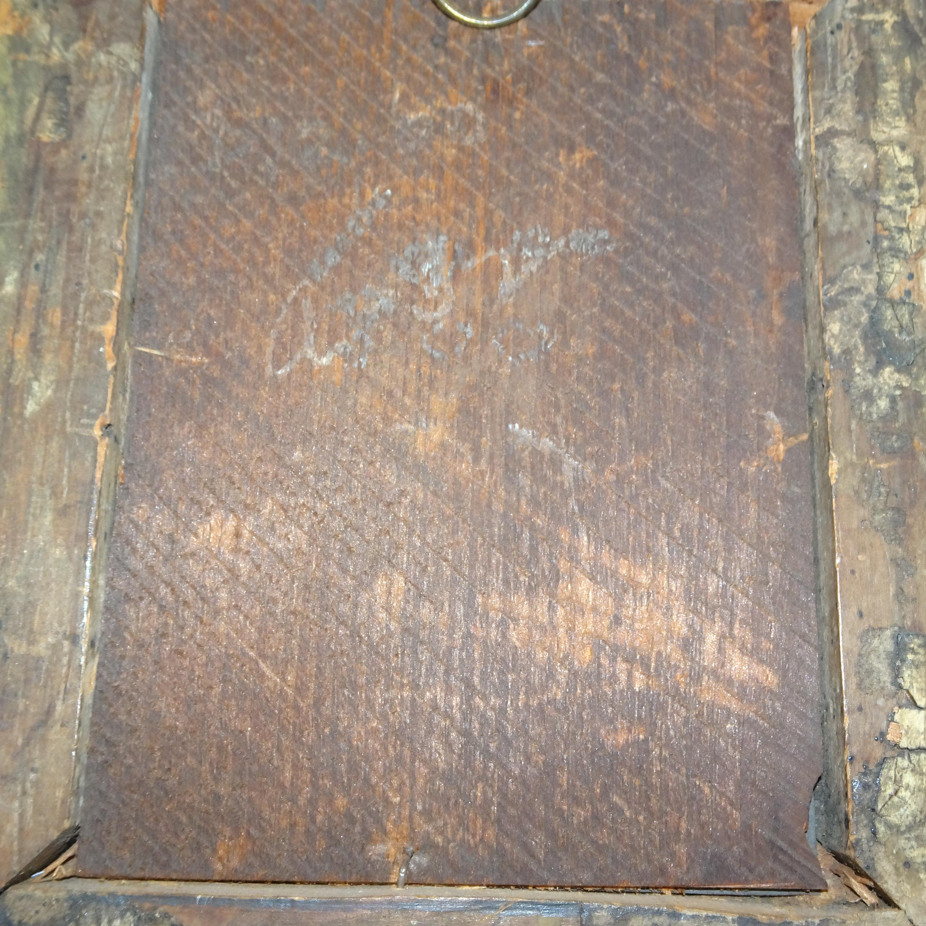 18th Century Ornate Gold Picture Frame with Portrait of Young Boy For Sale 6