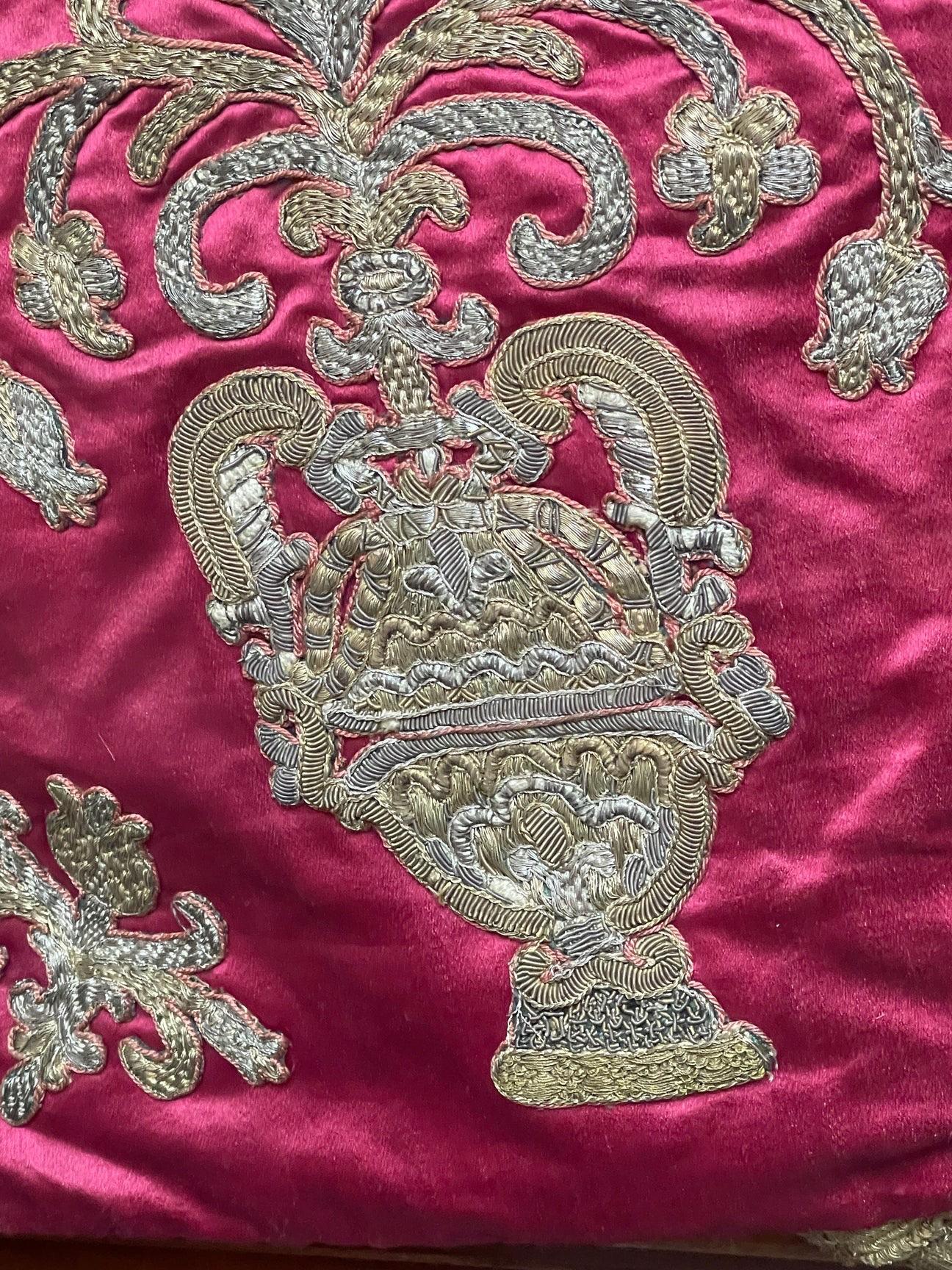 Soie Sac à documents / sac à livres ottoman du 18e siècle en vente
