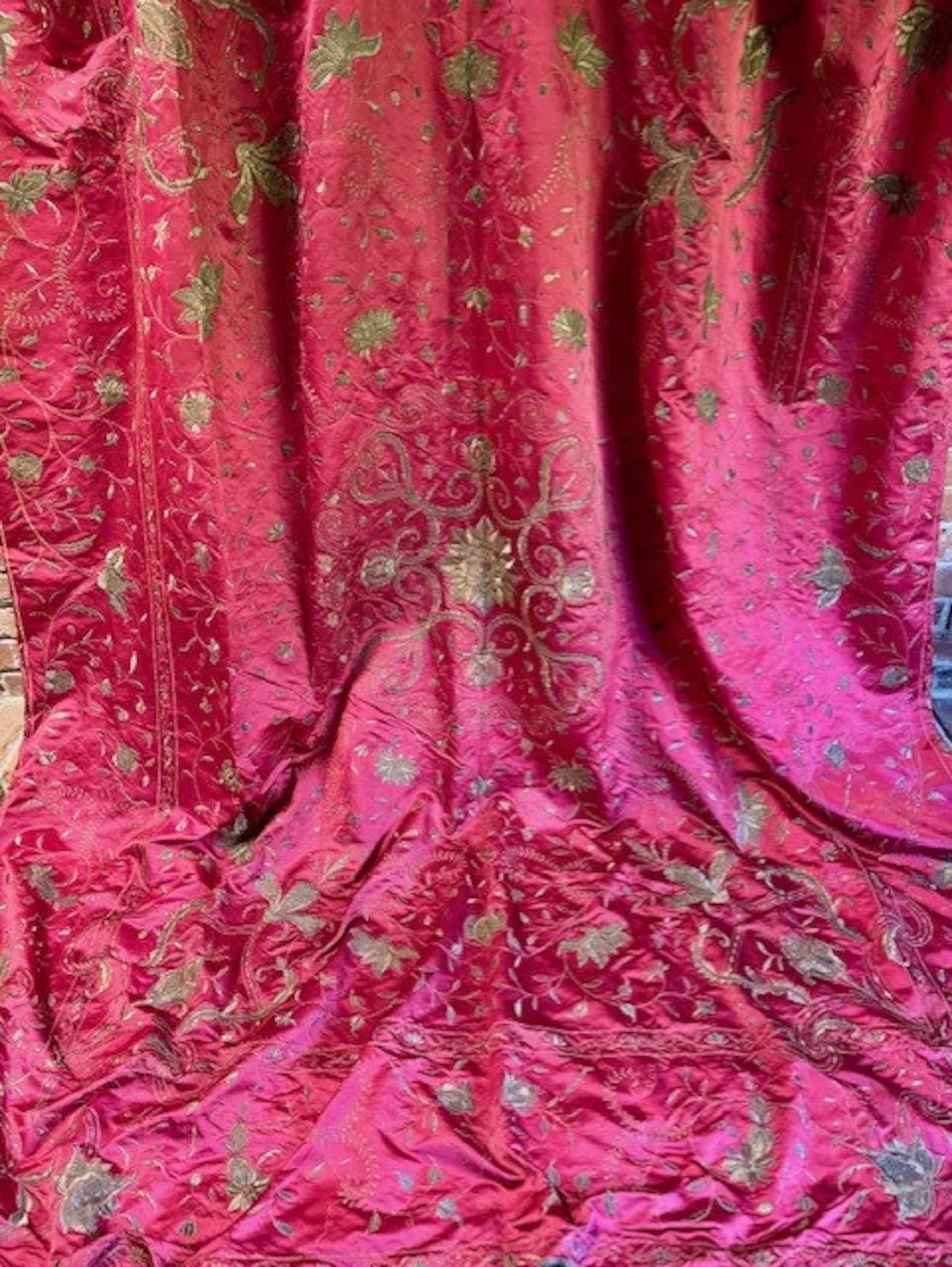 Islamic 18th Century Ottoman Embroidery Cover For Sale