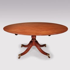 18th Century Oval Mahogany Breakfast Table