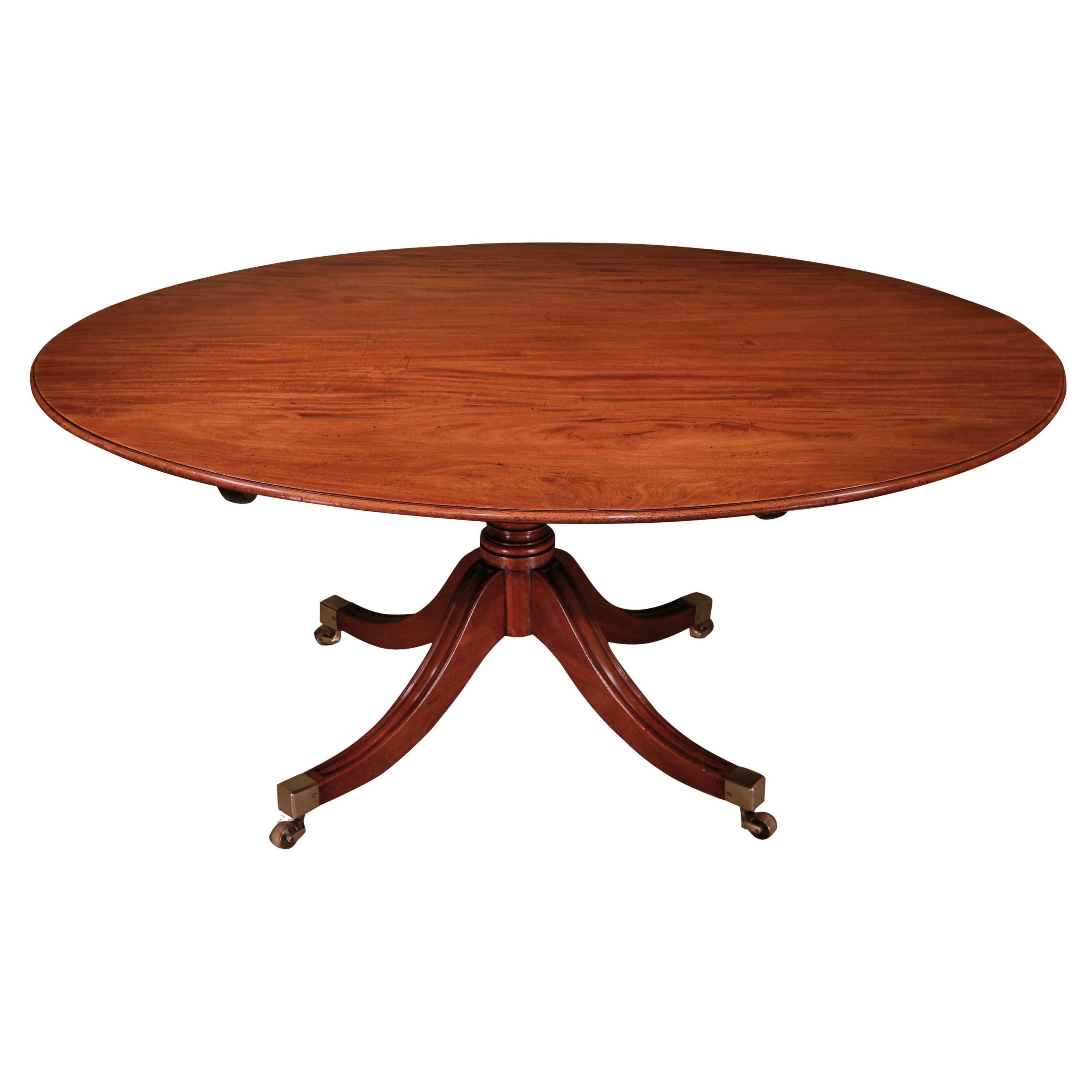 18th Century Oval Mahogany Breakfast Table
