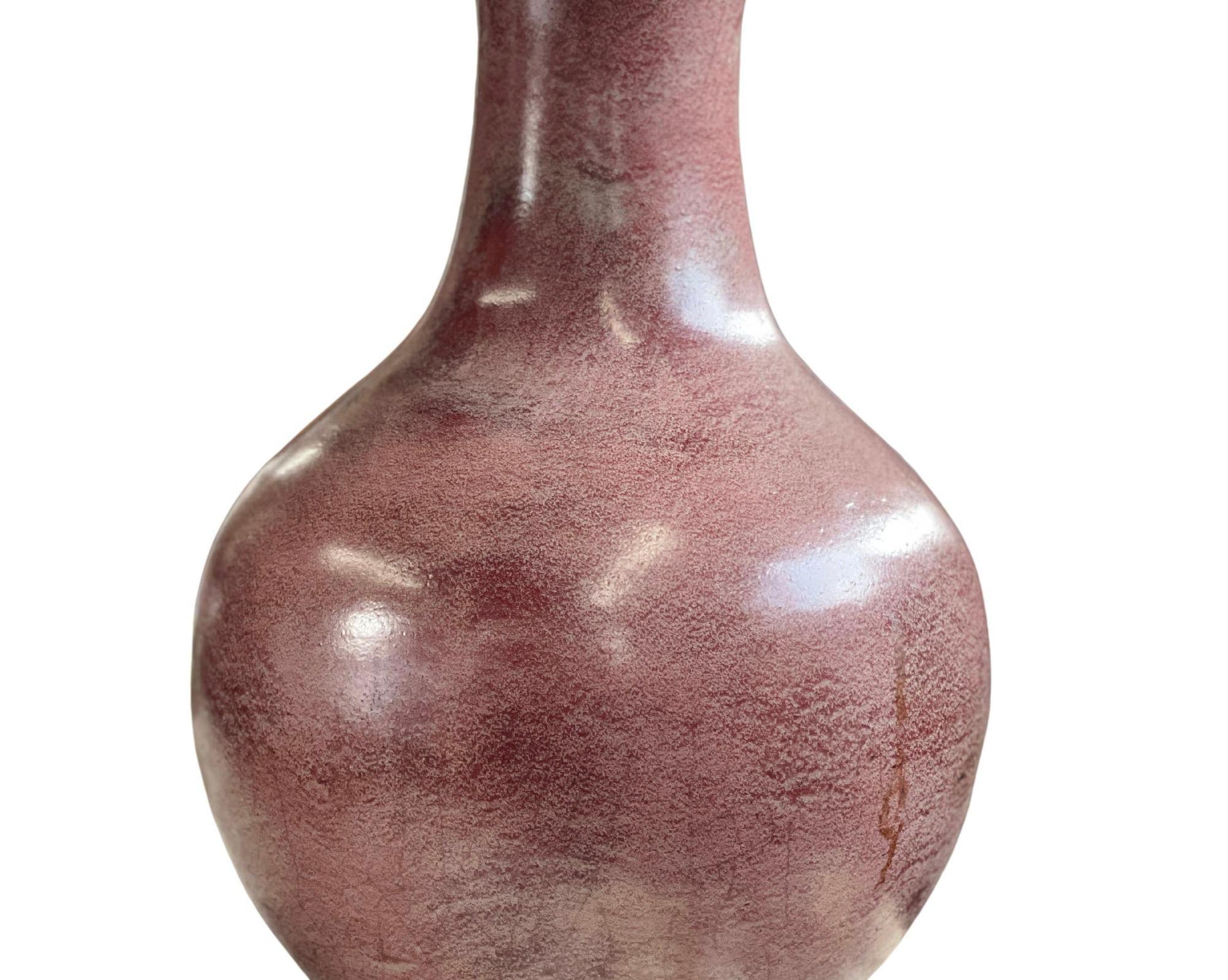 oxblood vase