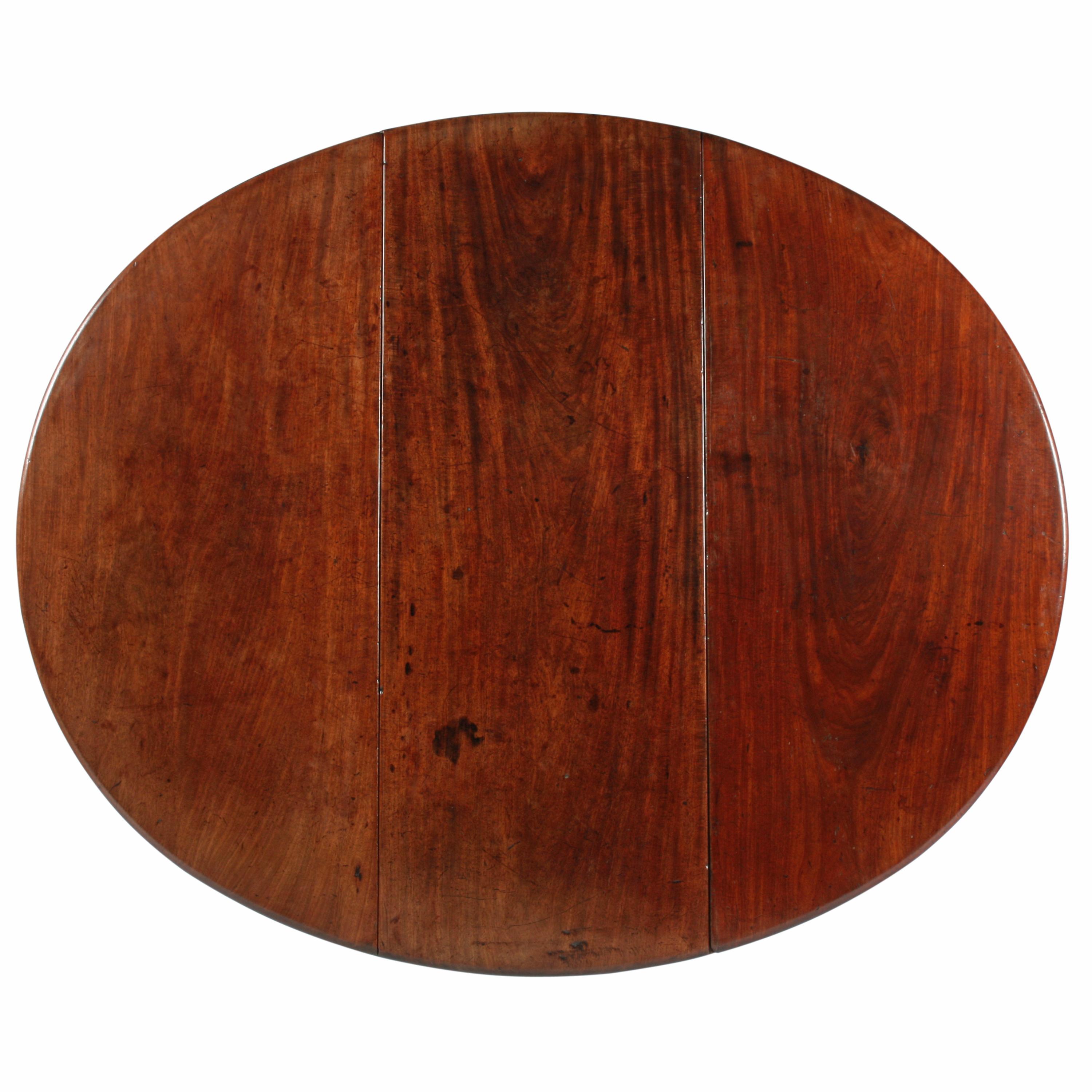 Mahogany 18th Century Pad Foot Drop-Leaf Table