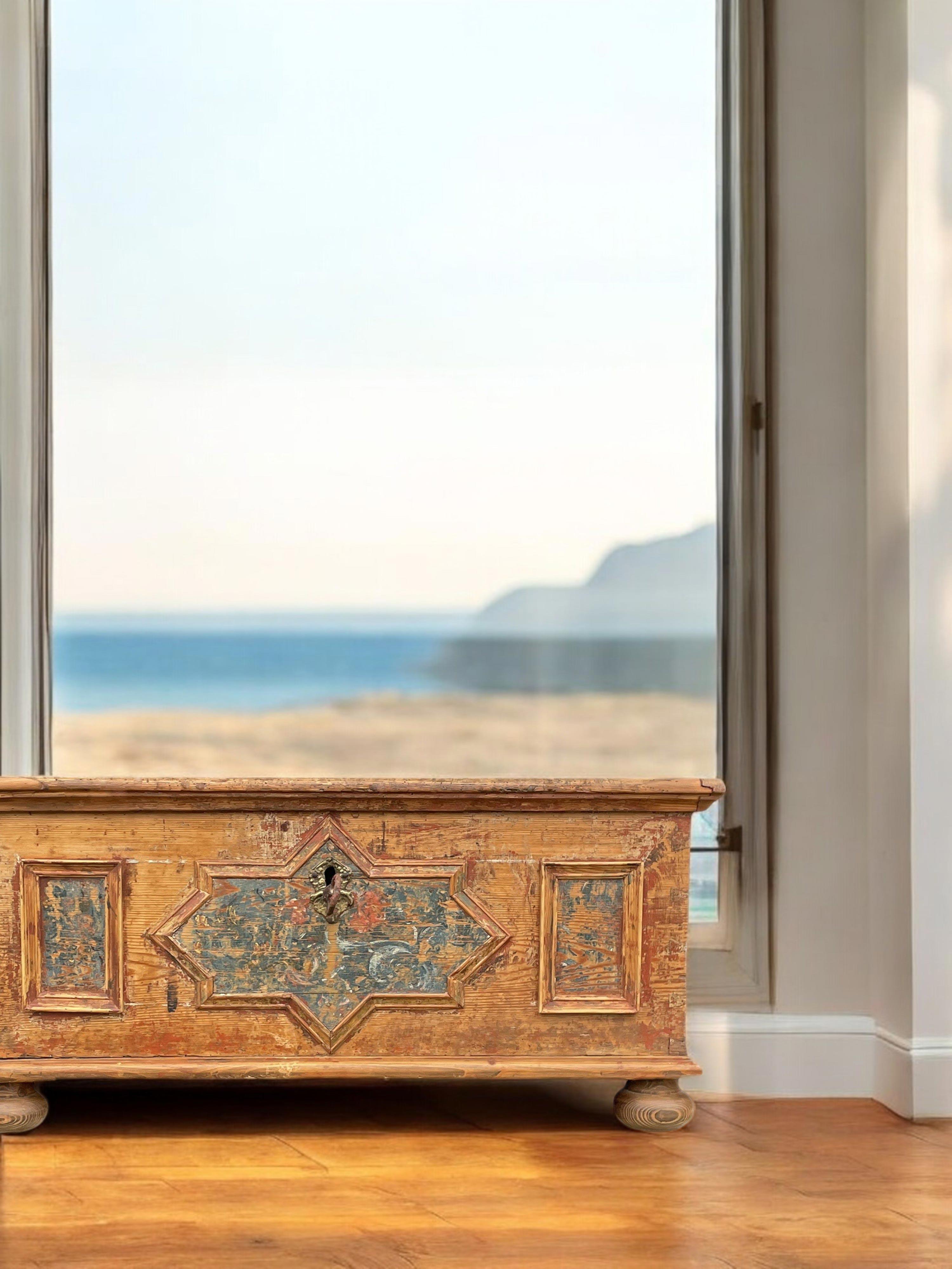 Other 18th Century Painted Alpine Chest