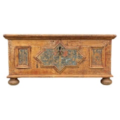 18th Century Painted Alpine Chest