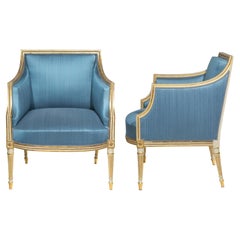 18th Century Painted and Gilded Armchairs