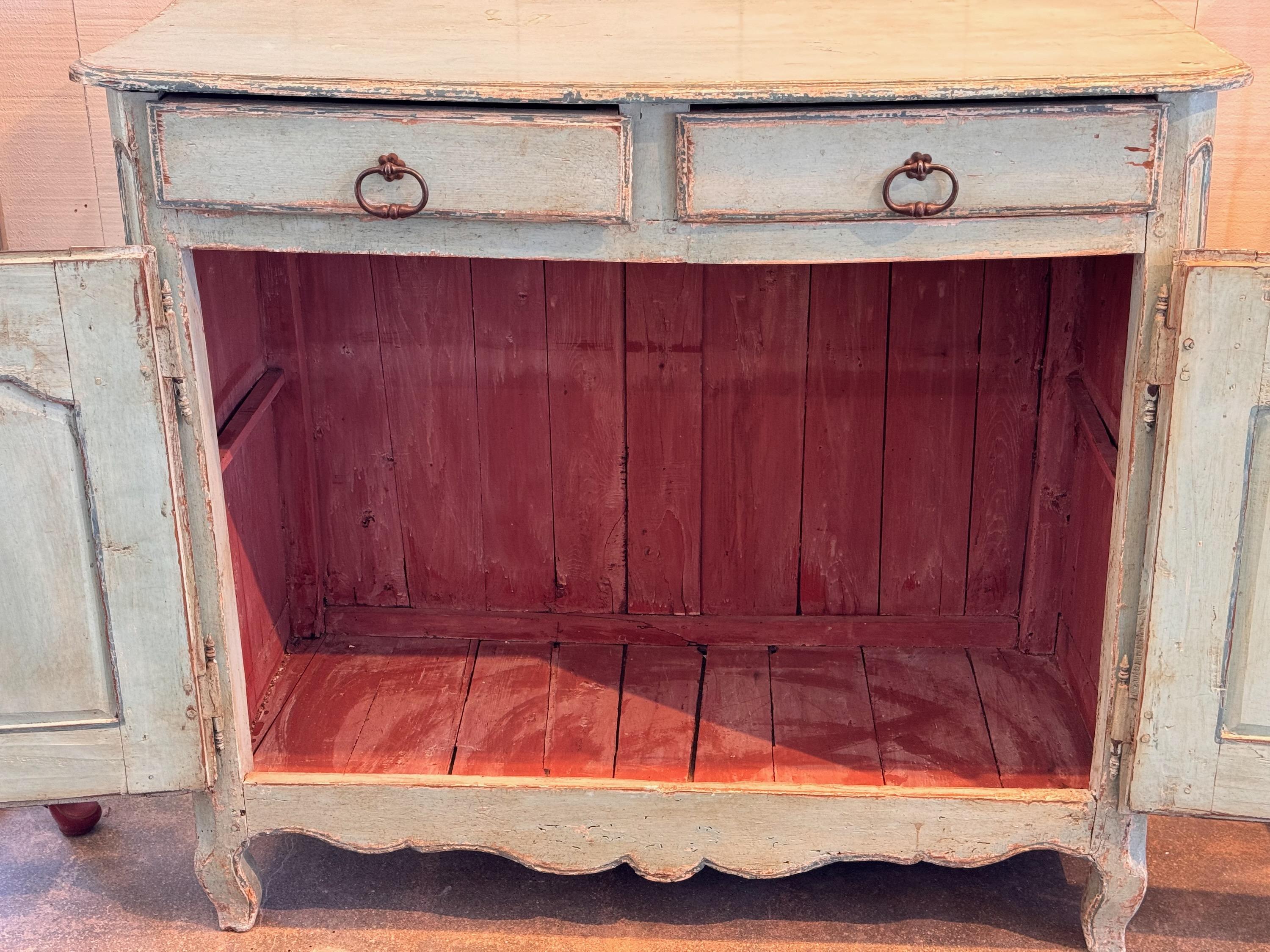 18th Century Painted Buffet For Sale 1