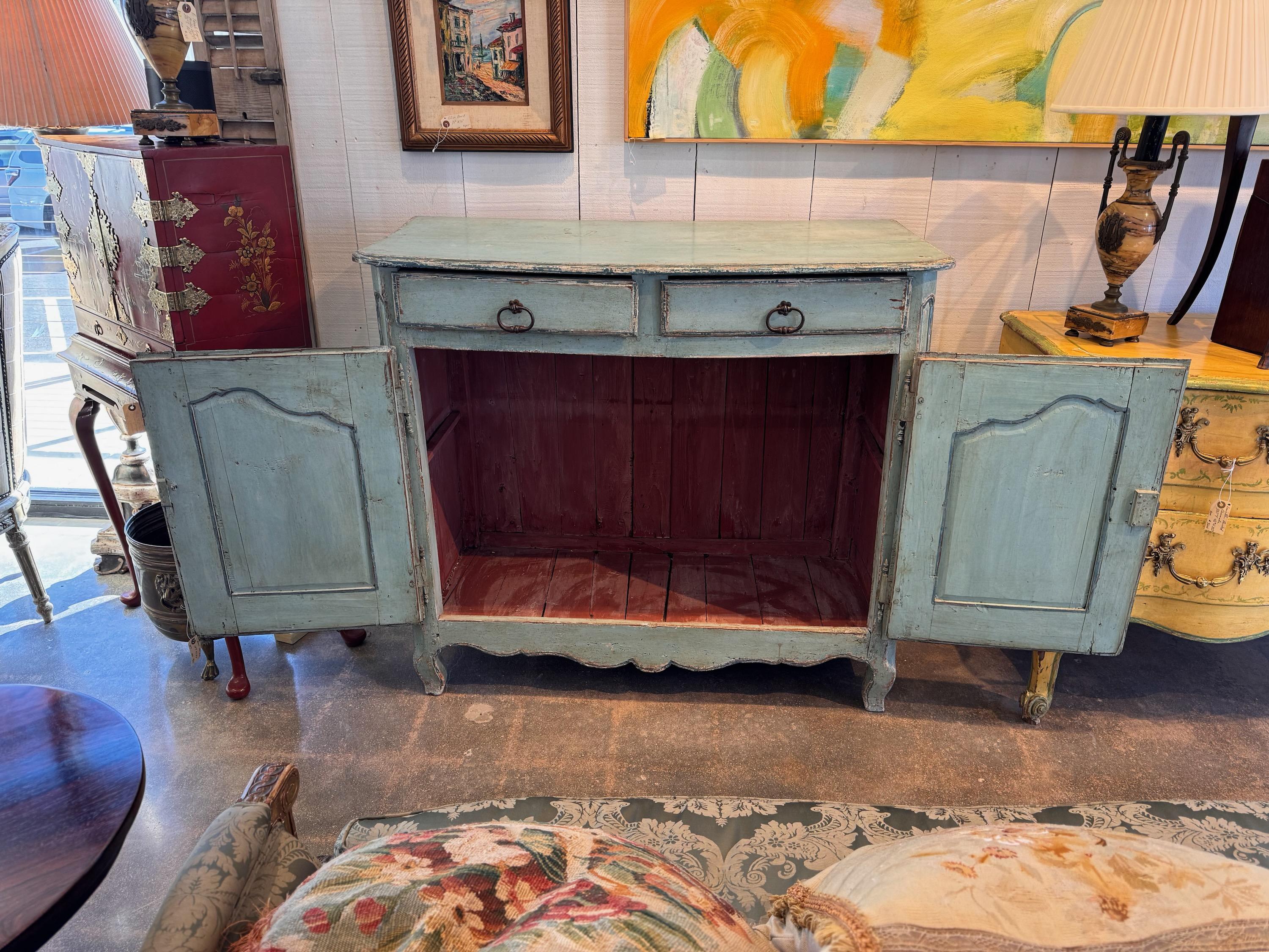 18th Century Painted Buffet For Sale 2