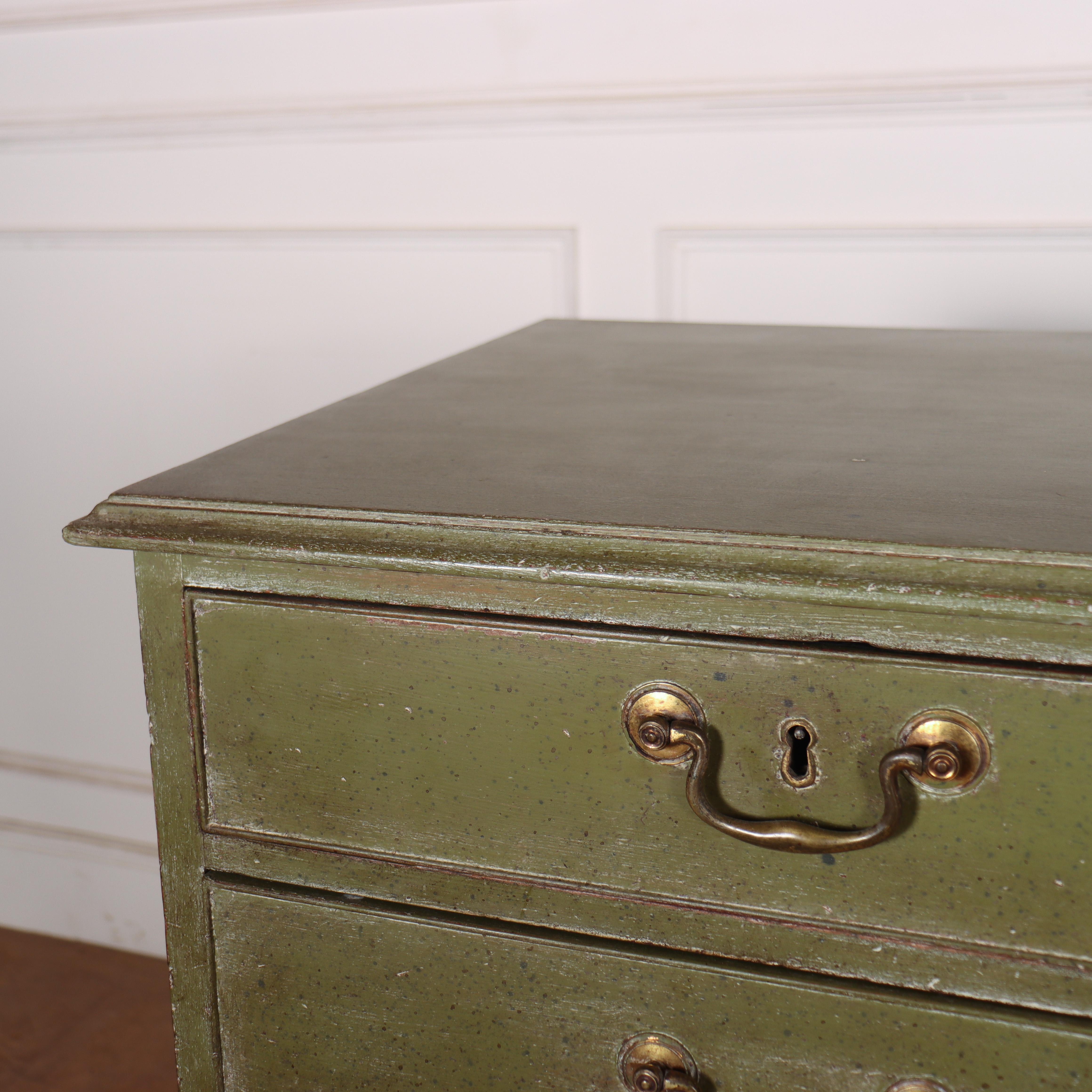 18th Century Painted Chest of Drawers In Good Condition In Leamington Spa, Warwickshire