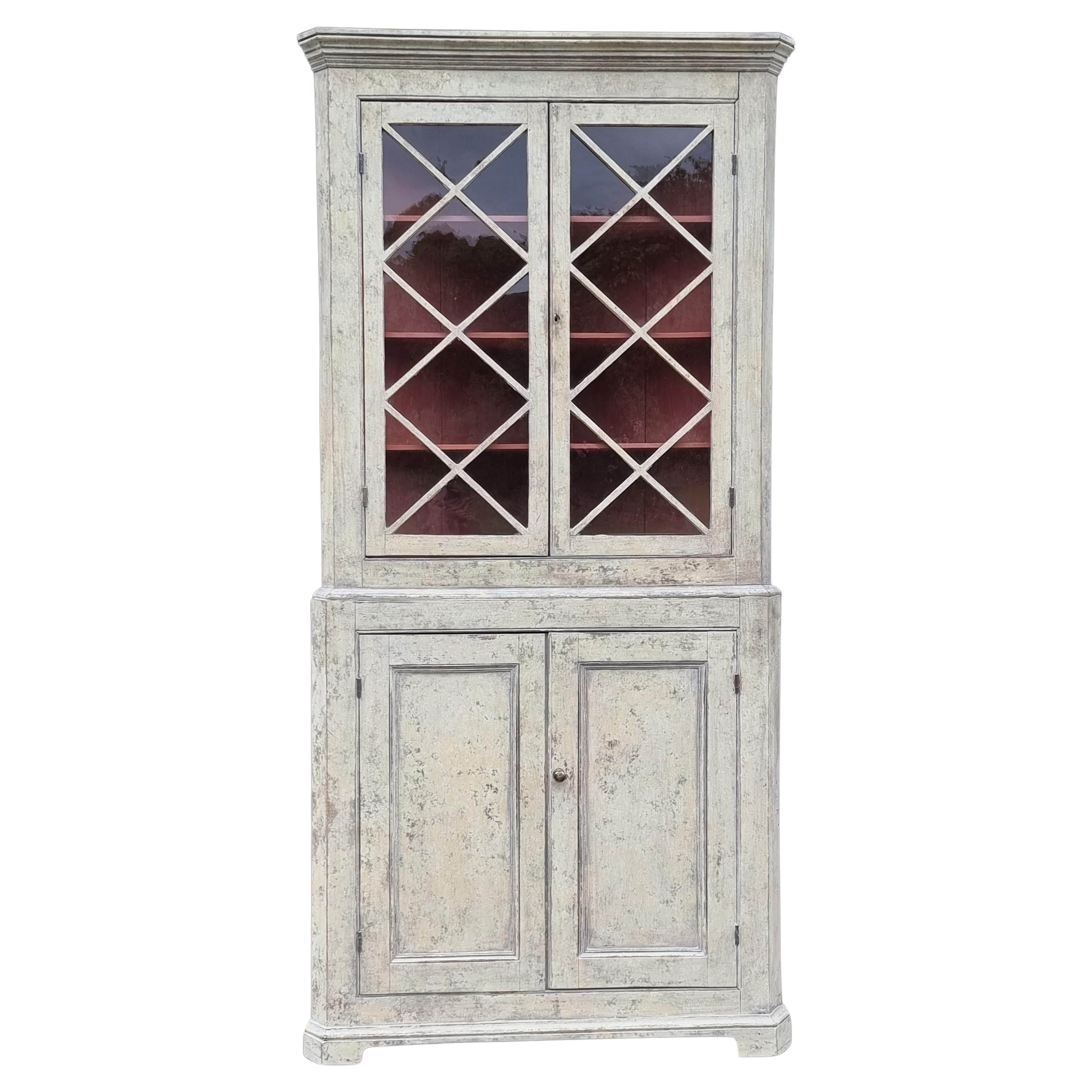 Credenza dipinta del XVIII secolo, circa 1790, inglese