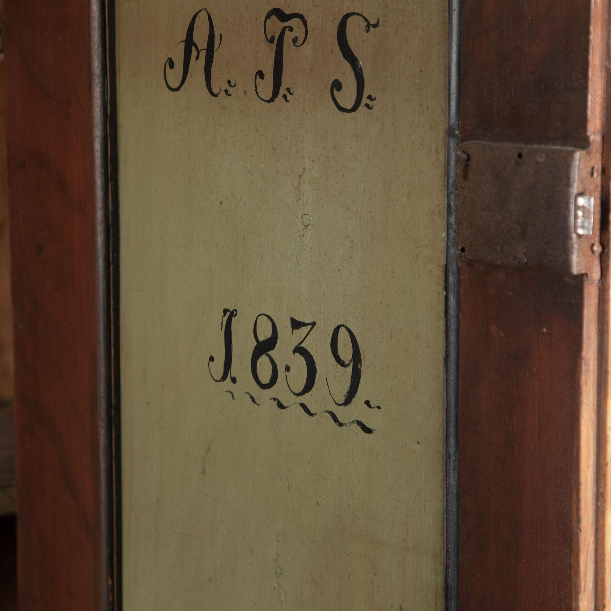 Armoire peinte Dalarna du 18ème siècle en vente 2