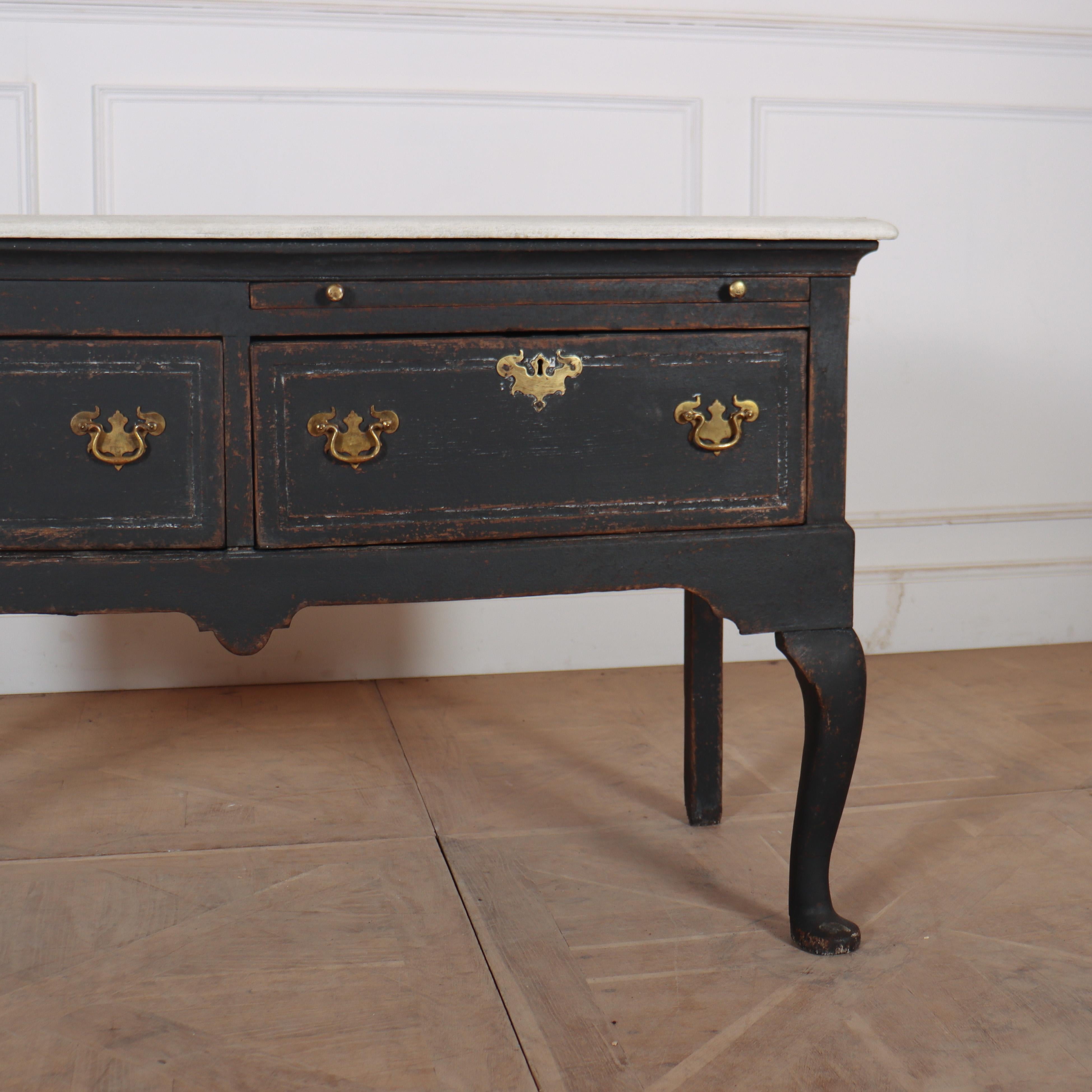 George III 18th Century Painted Dresser Base For Sale