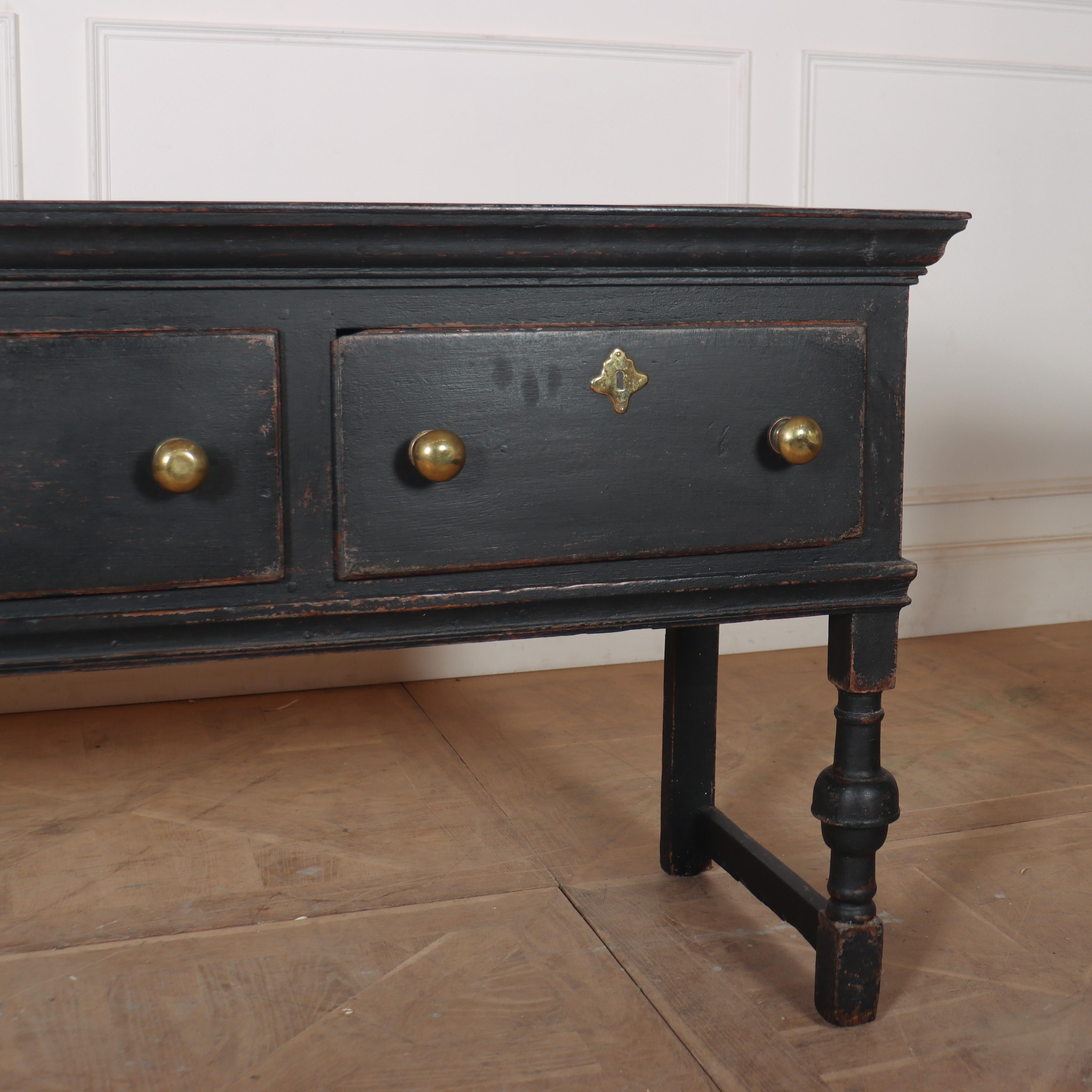 English 18th Century Painted Dresser Base For Sale