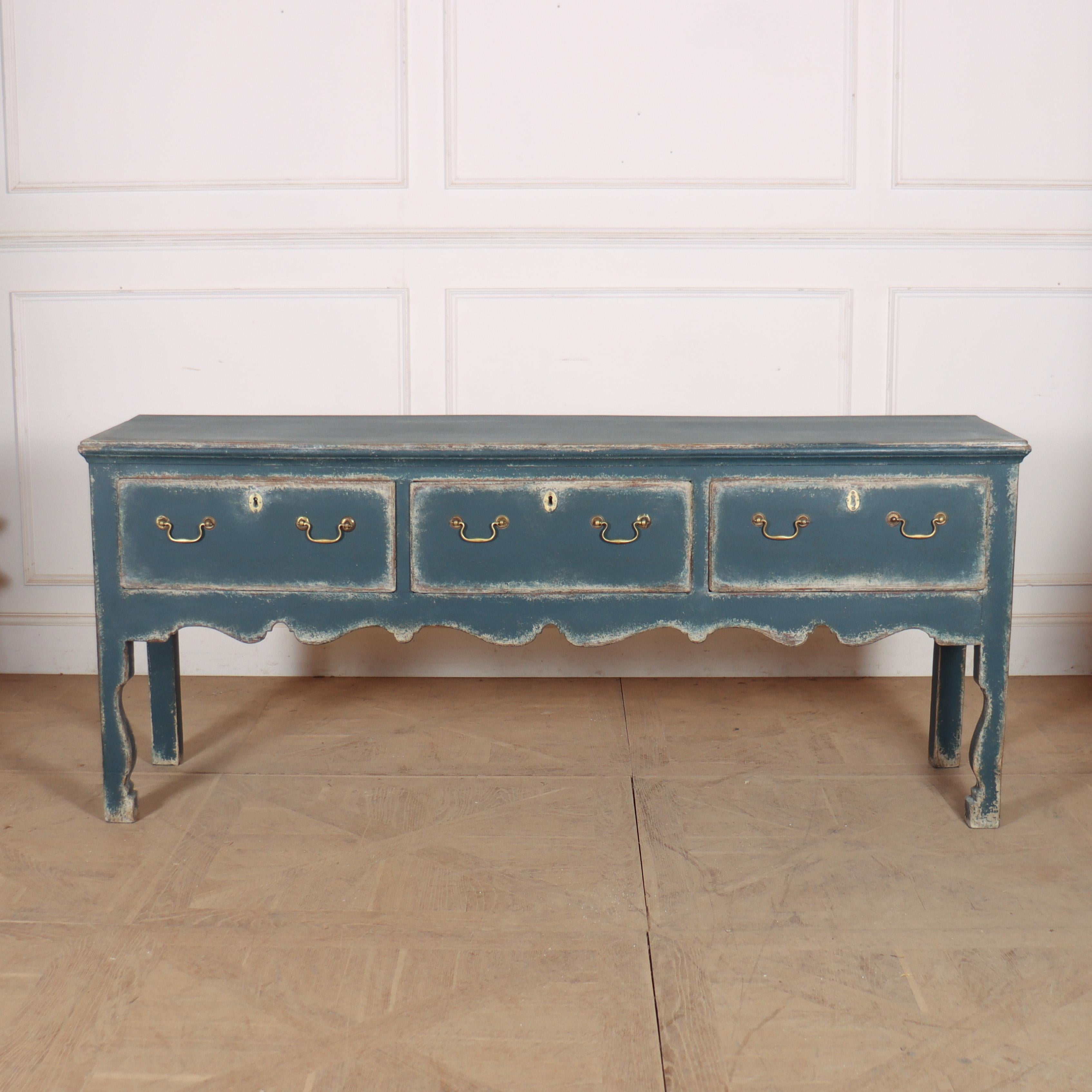 English 18th Century Painted Dresser Base
