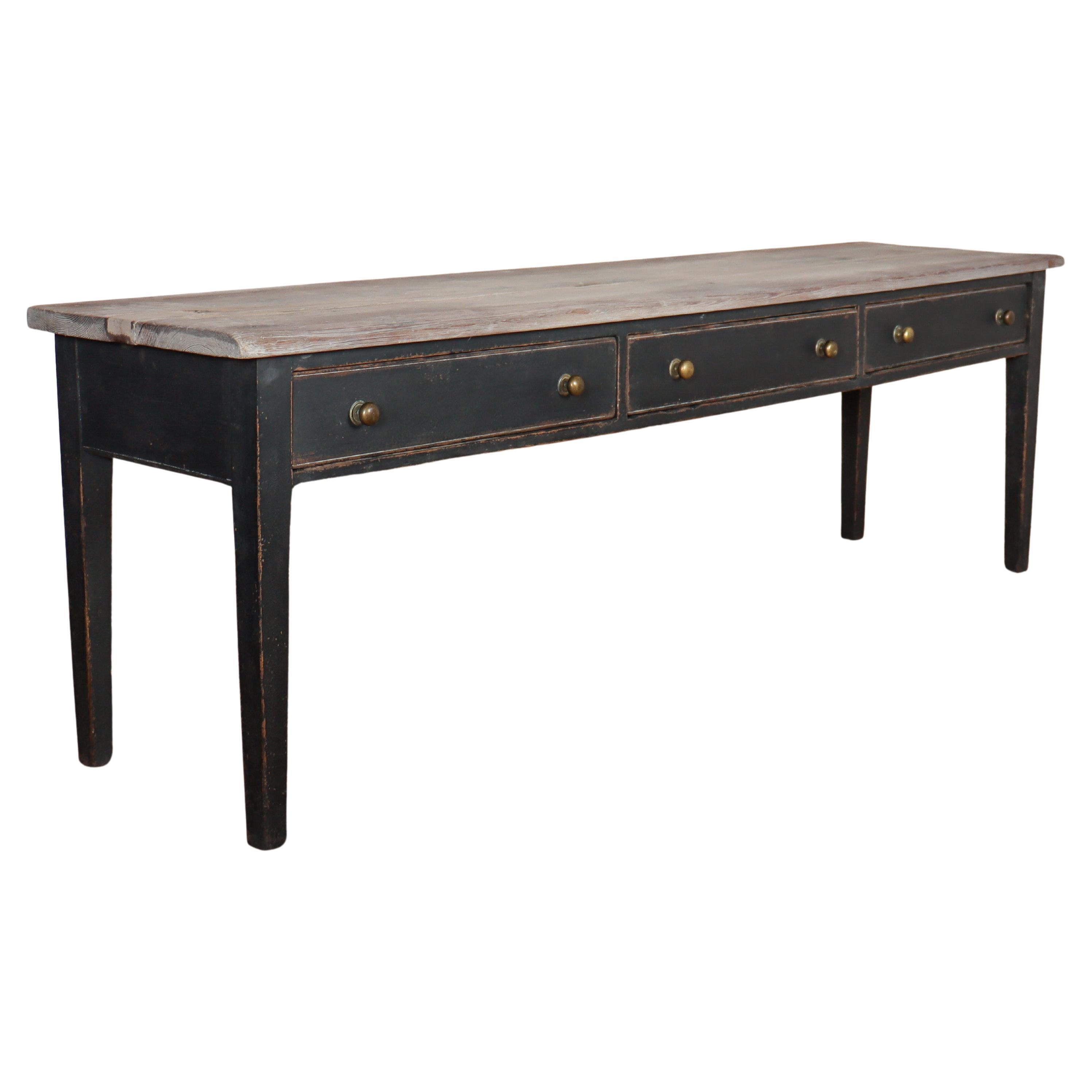 18th Century Painted Dresser Base