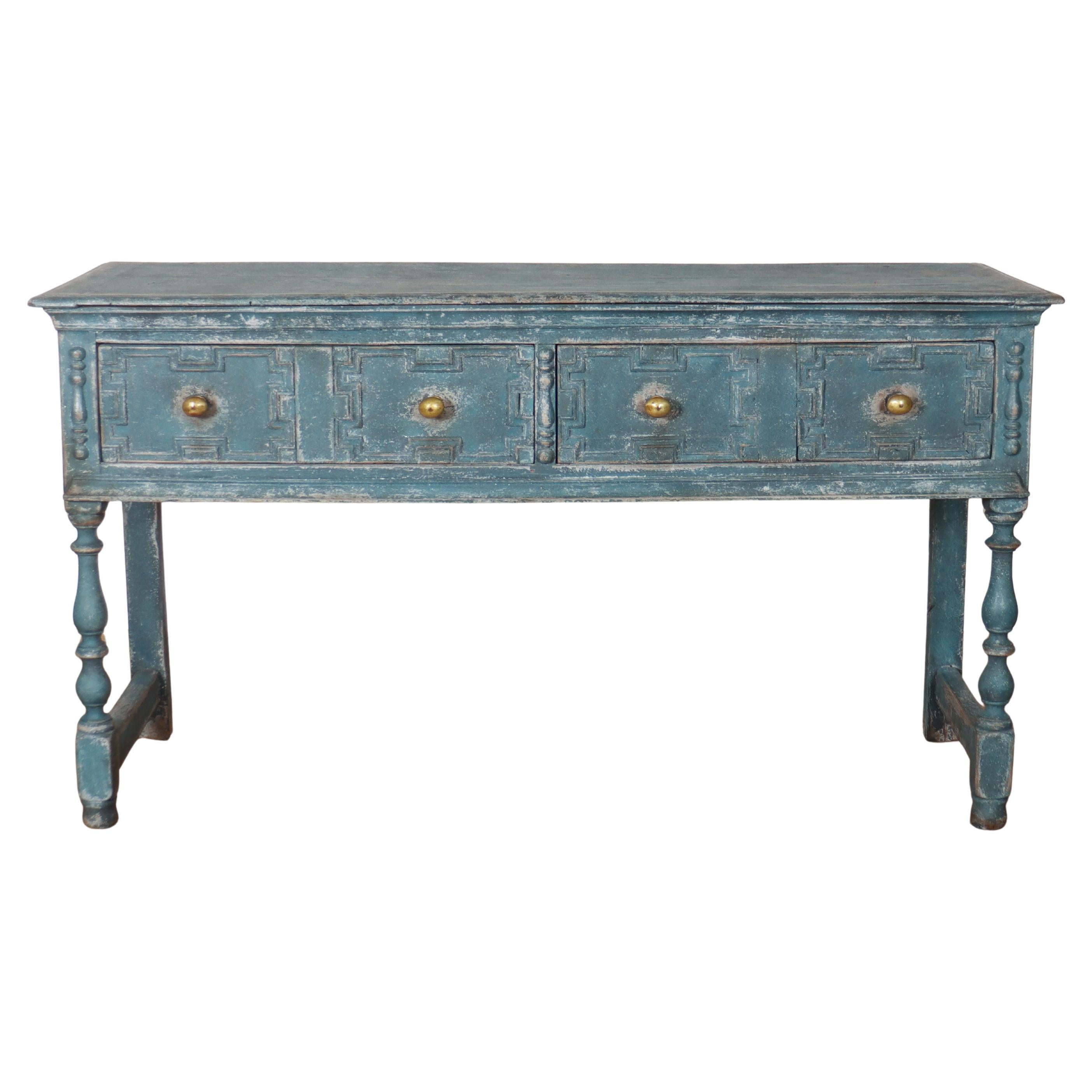 What is a short wide dresser called?