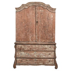 18th Century Painted Dutch Cupboard