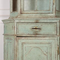 18th Century Painted Dutch Display Cabinet