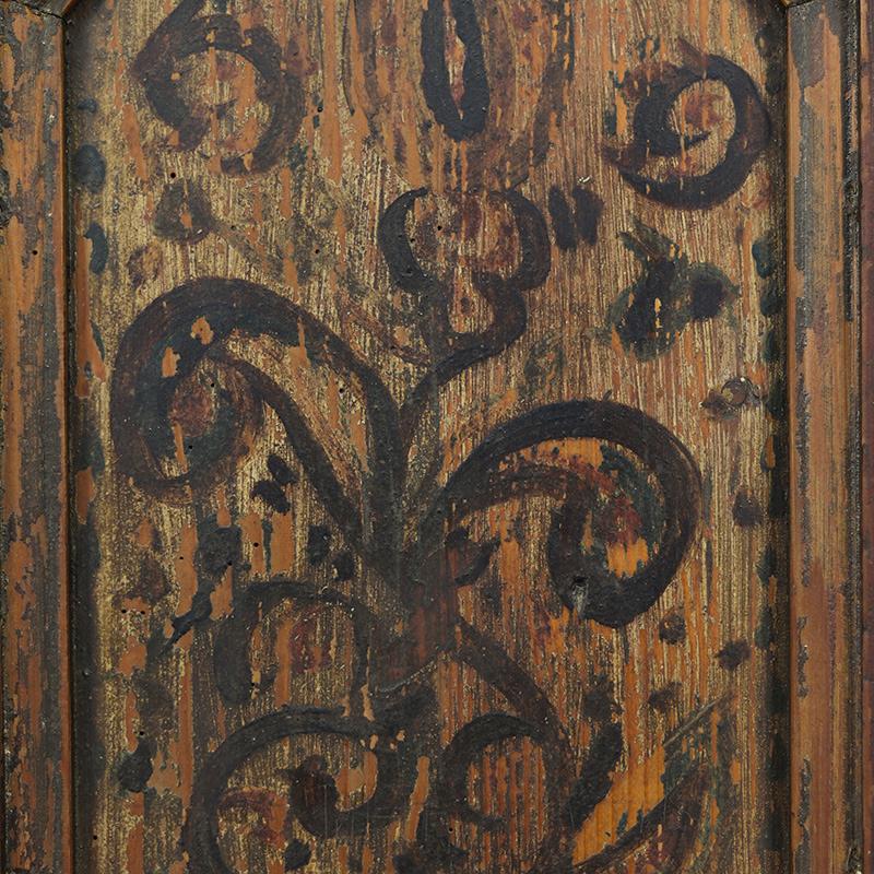 Allemand Cabinet de mariage d'art populaire peint du 18e siècle en vente