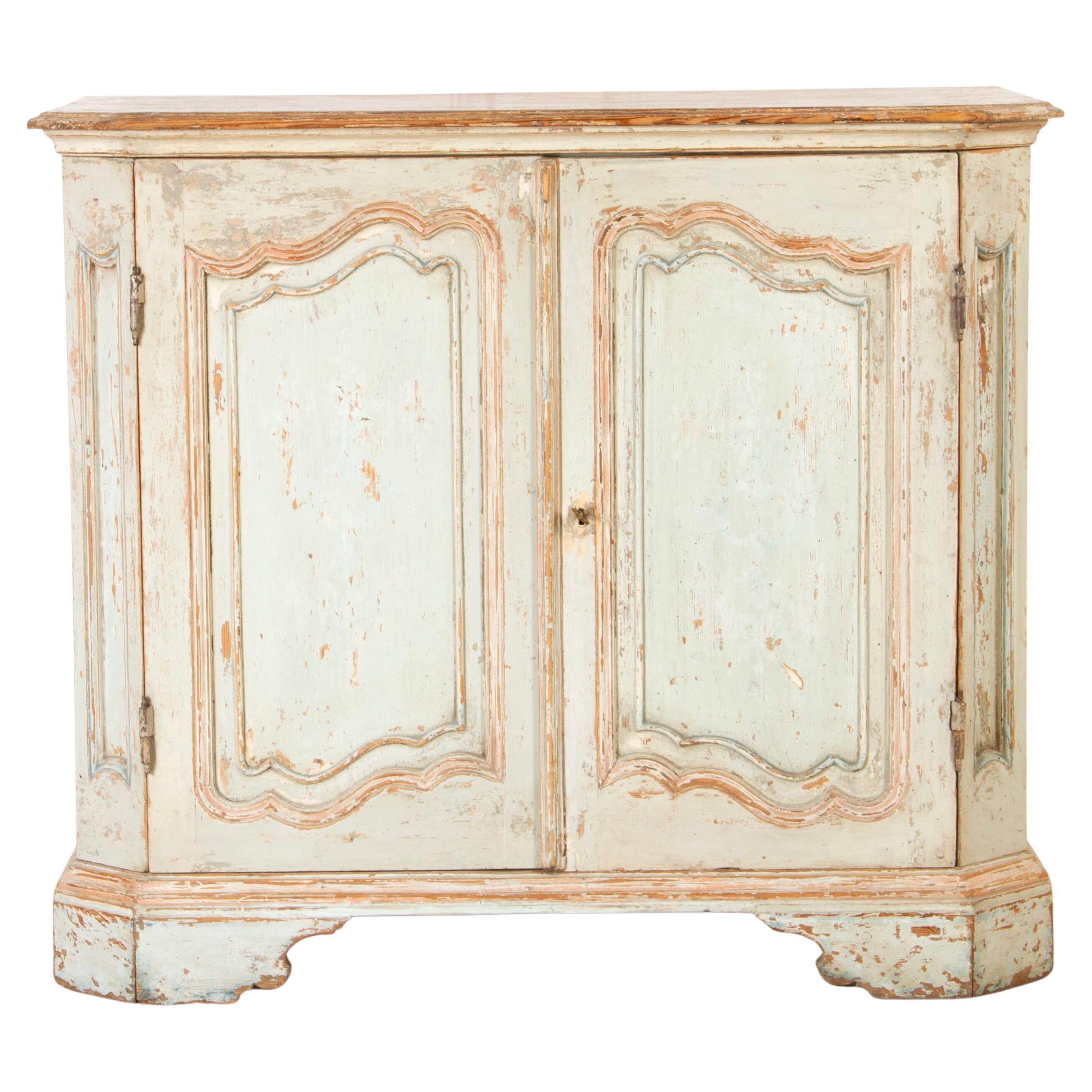 18th Century Painted French Buffet For Sale