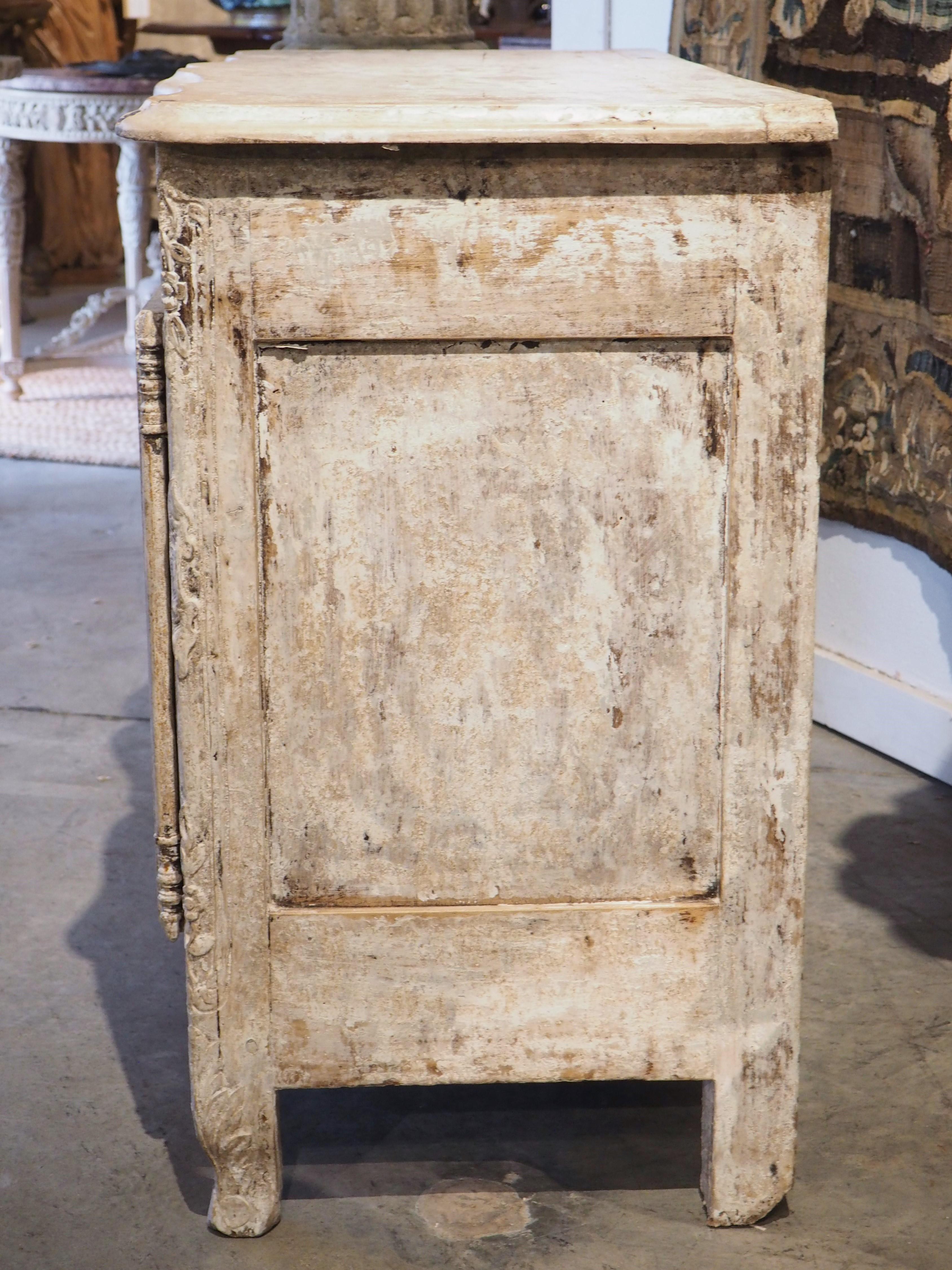 18th Century Painted French Buffet from Provence 8