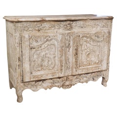 18th Century Painted French Buffet from Provence