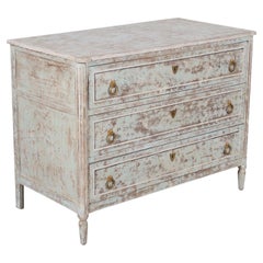 18th Century Painted French Louis XVI Period Commode or Chest of Drawers