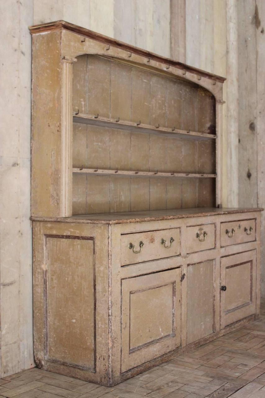 English 18th Century Painted Georgian Dresser