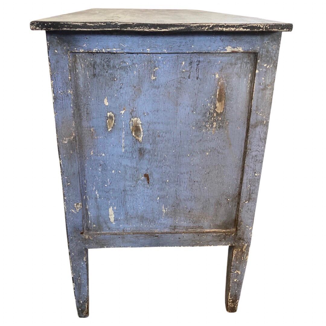 Neoclassical 18th Century Painted Italian Louis XVI Commode / Chest of Drawers