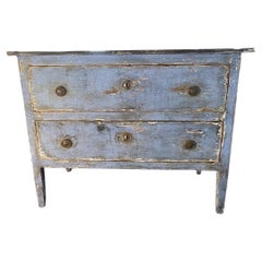 Antique 18th Century Painted Italian Louis XVI Commode / Chest of Drawers