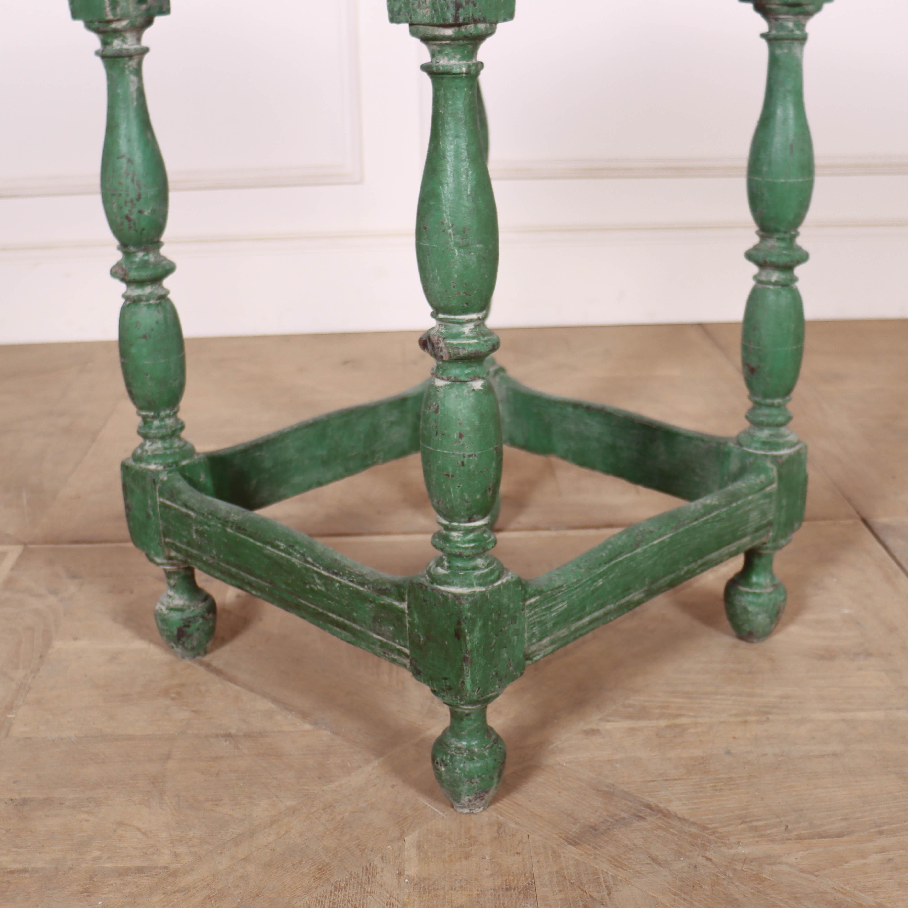 George III 18th Century Painted Lamp Table