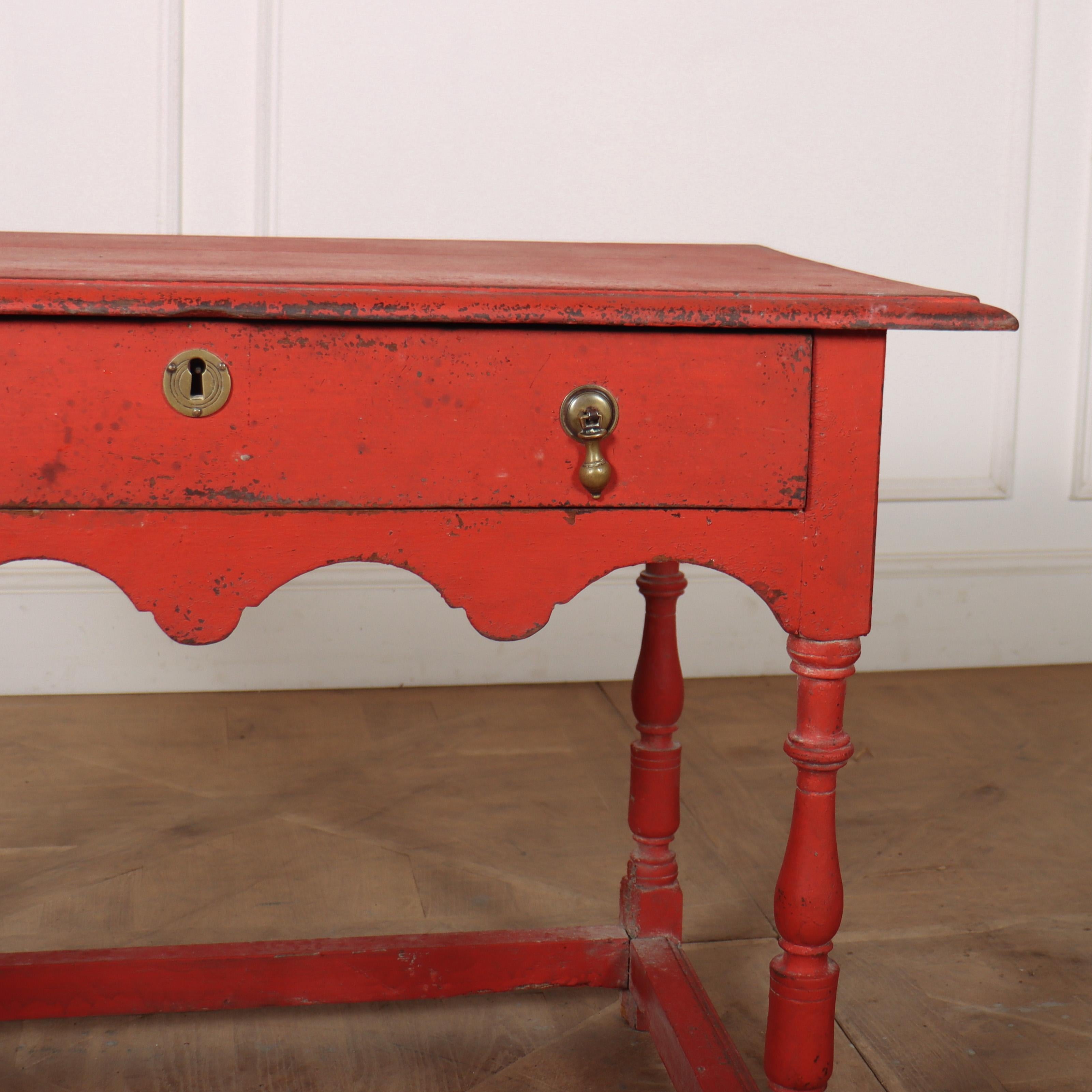 George III 18th Century Painted Lamp Table For Sale