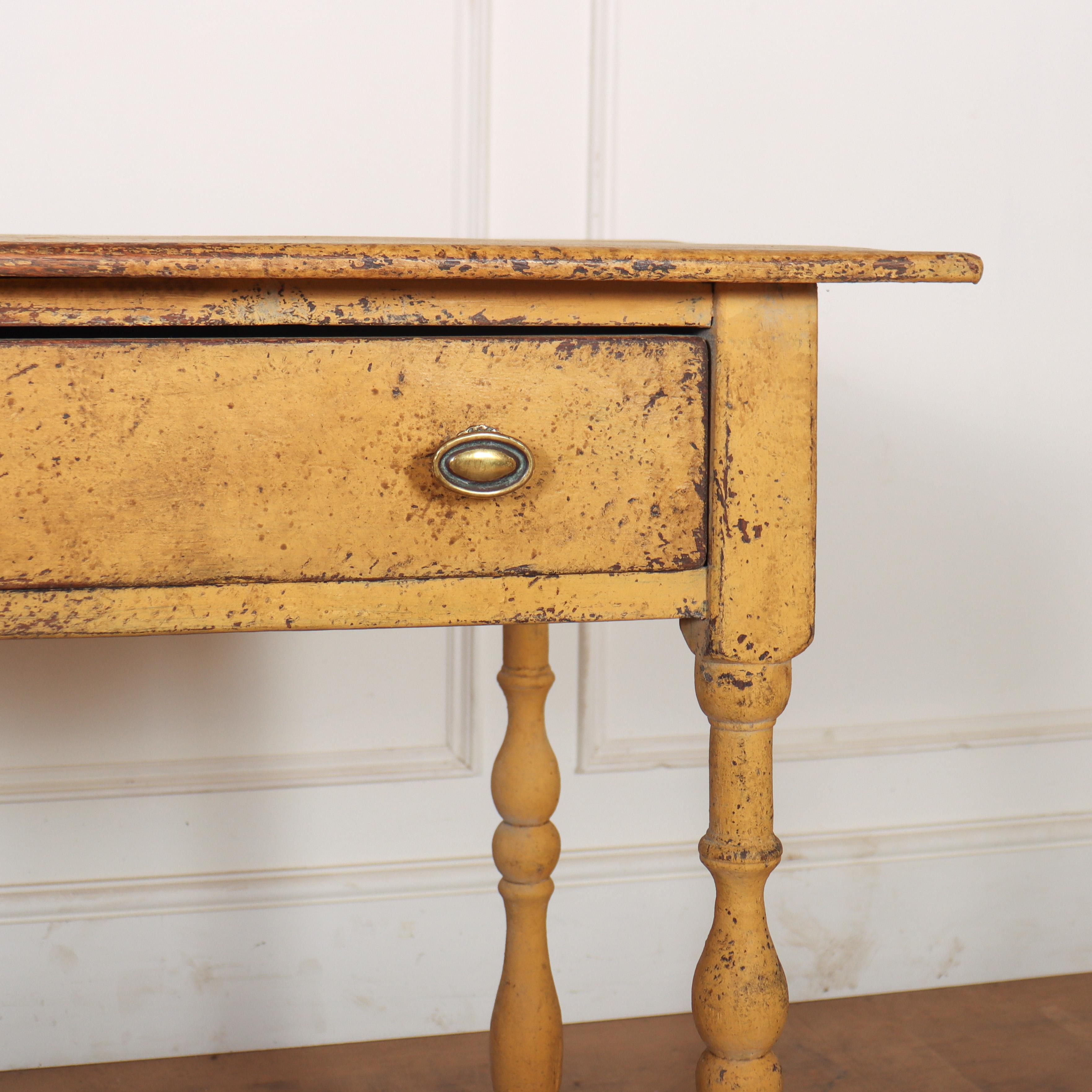 George III 18th Century Painted Lamp Table For Sale