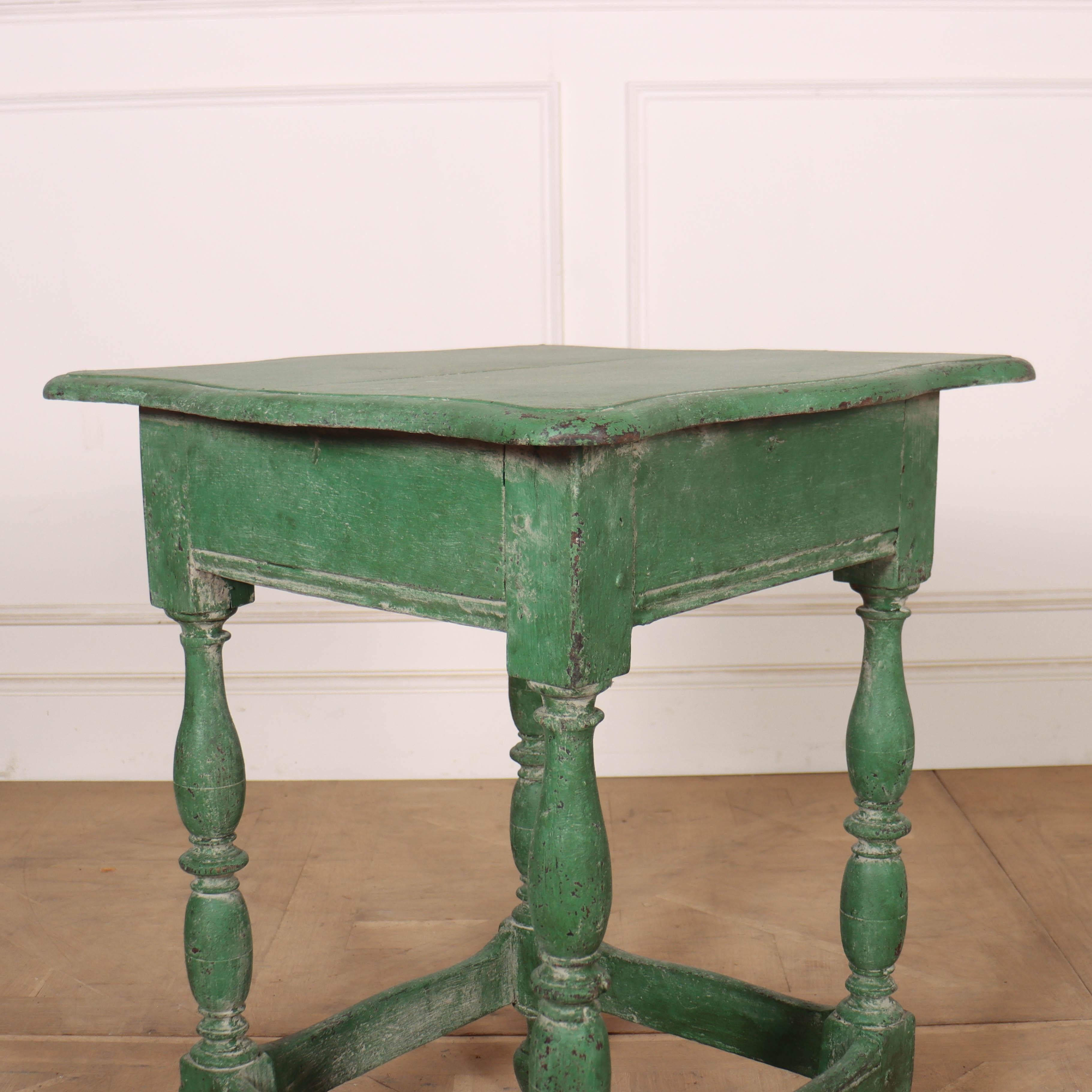 18th Century and Earlier 18th Century Painted Lamp Table